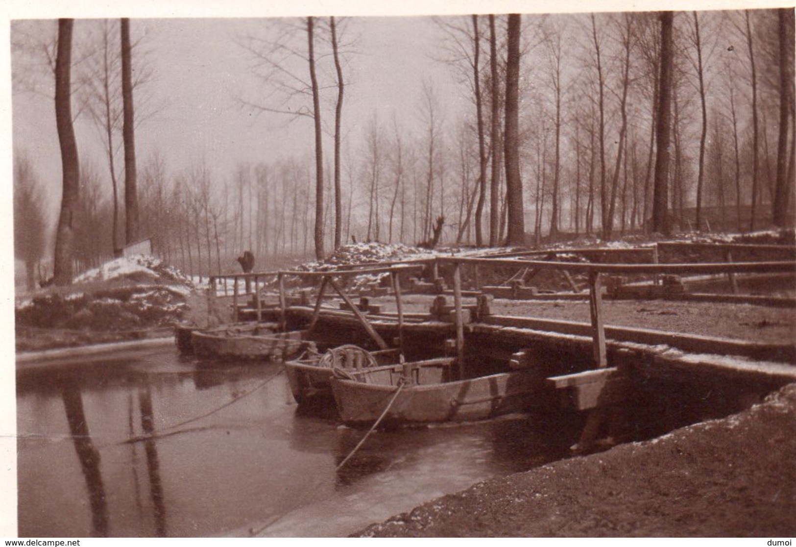 ECLUSIER Février 17  -  Pont Sur Le Canal De La Somme - Lieux