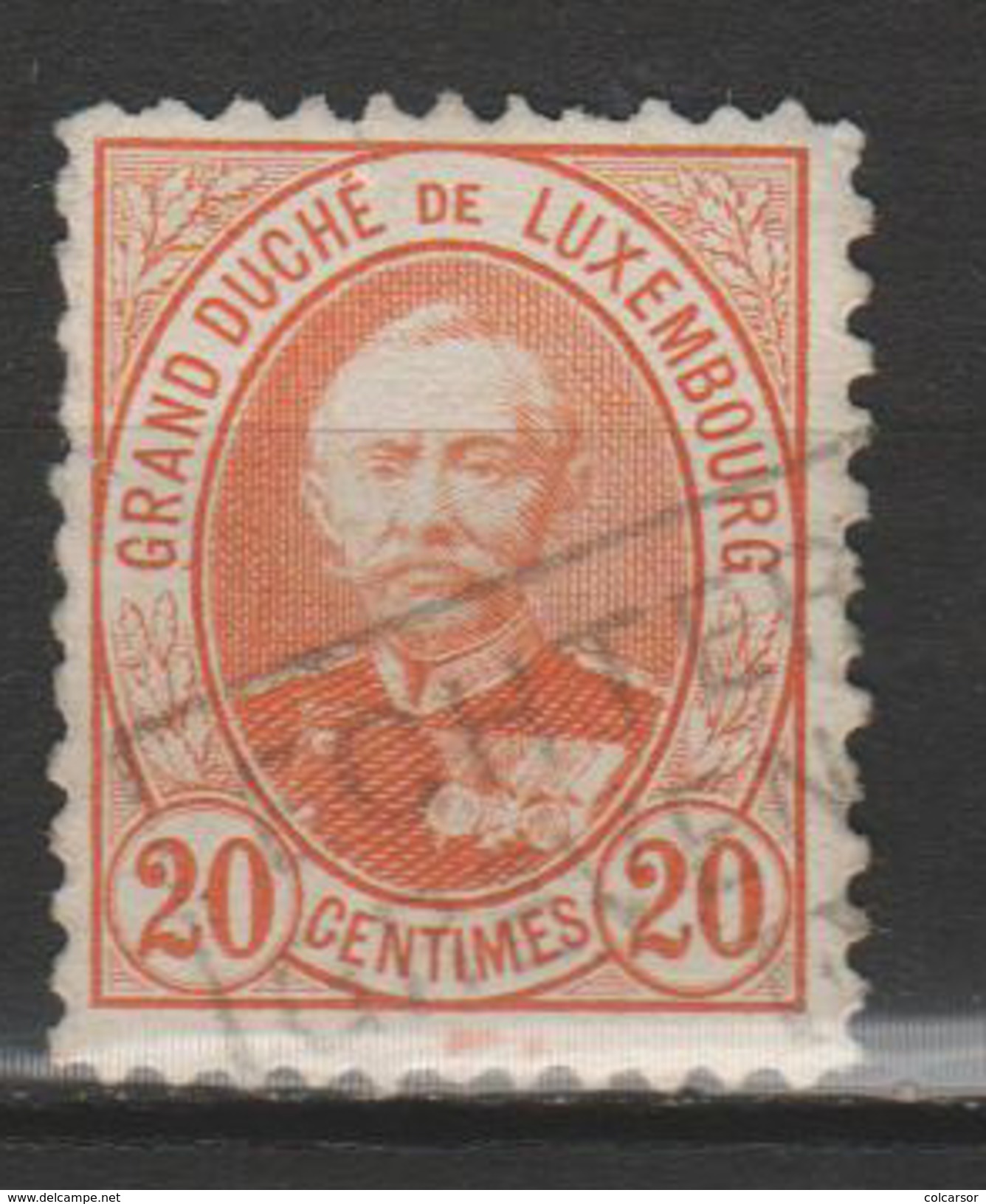 LUXEMBOURG ,N°61 "ADOLPHE 1er" - 1891 Adolphe De Face