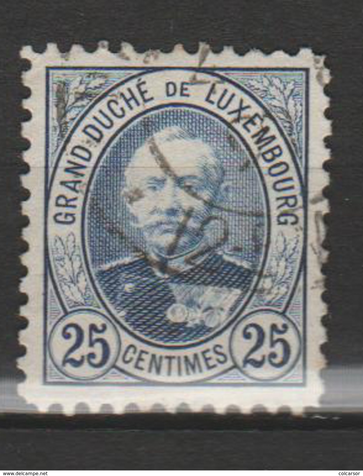 LUXEMBOURG ,N°62 "ADOLPHE 1er" - 1891 Adolphe Front Side