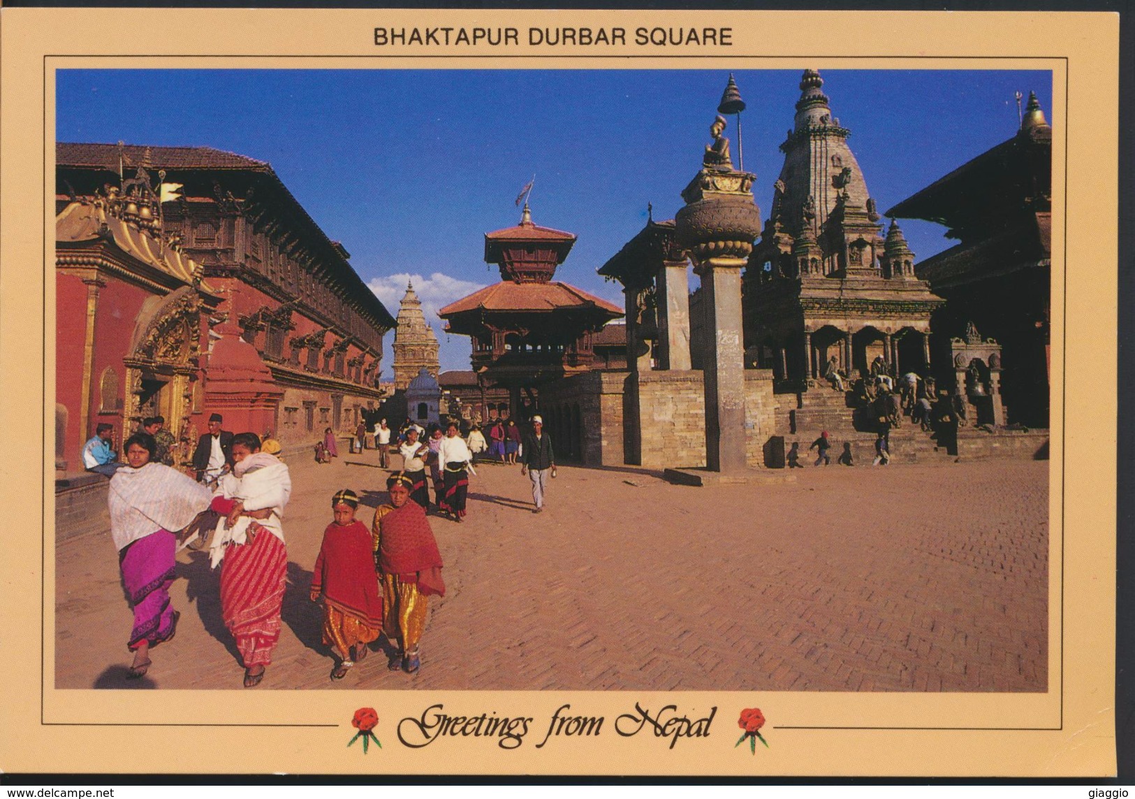 °°° 3568 - NEPAL - BHAKTAPUR DURBAR SQUARE °°° - Nepal