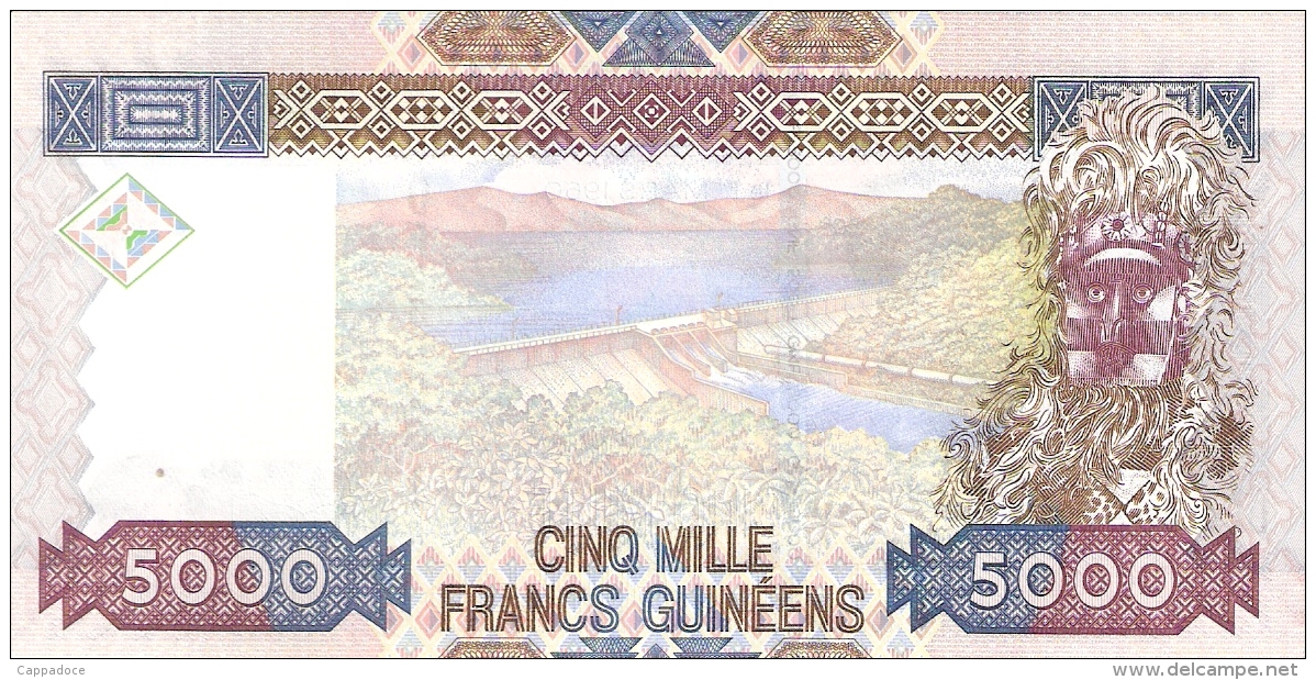 GUINEE   5000 Francs   2006   P. 41a   UNC - Guinea