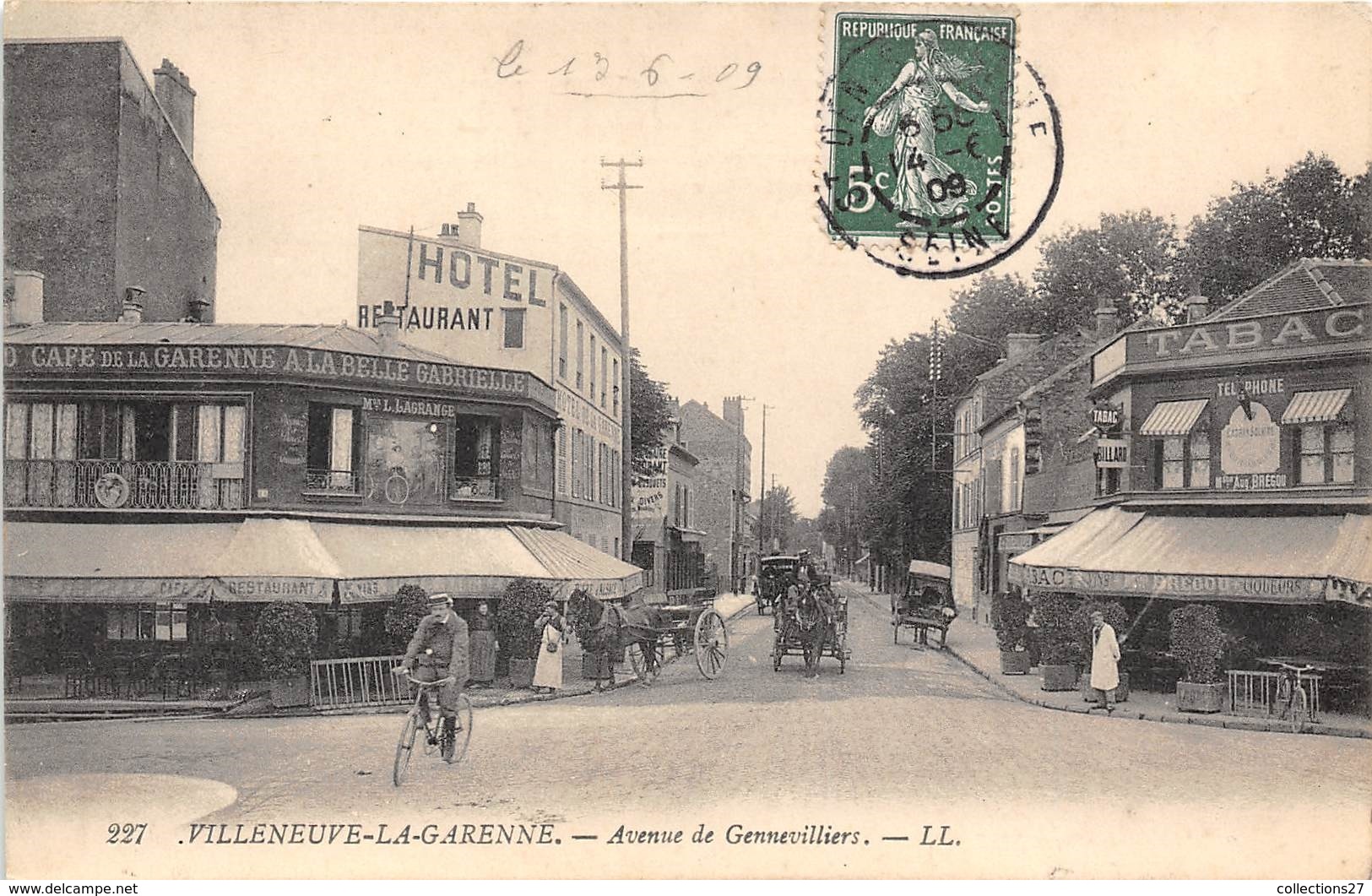 92-VILLENEUVE-LA-GARENNE-AVENUE DE GENNEVILLIERS - Villeneuve La Garenne