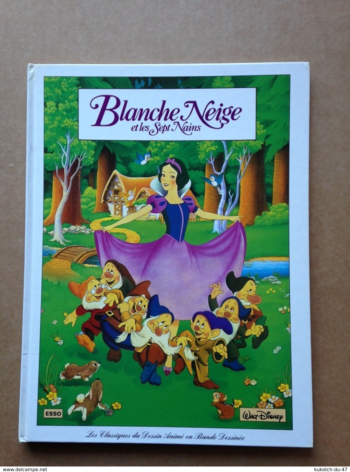 Disney - BD Blanche-Neige - Publicité (1994) - Disney