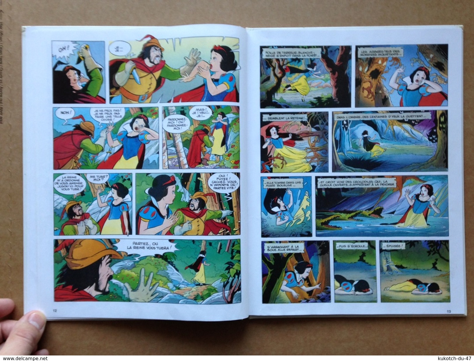 Disney - BD Blanche-Neige - Publicité (1994)