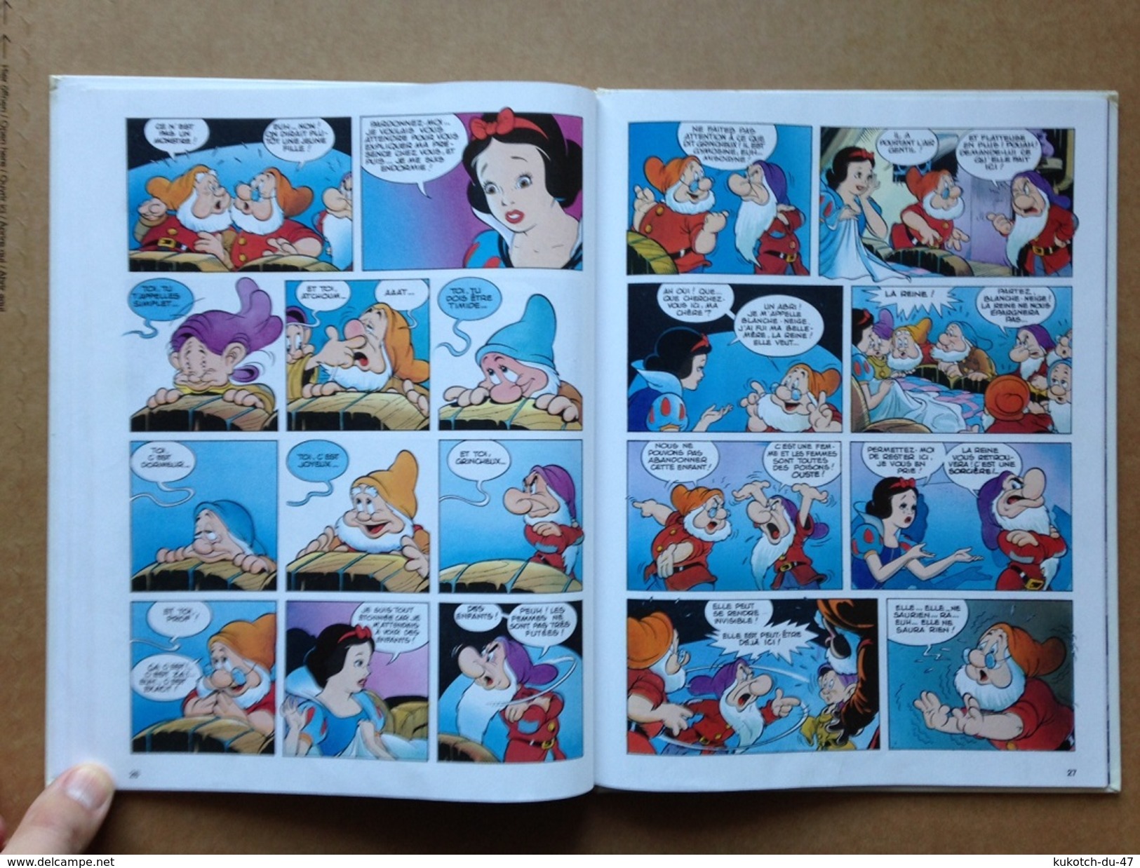 Disney - BD Blanche-Neige - Publicité (1994)