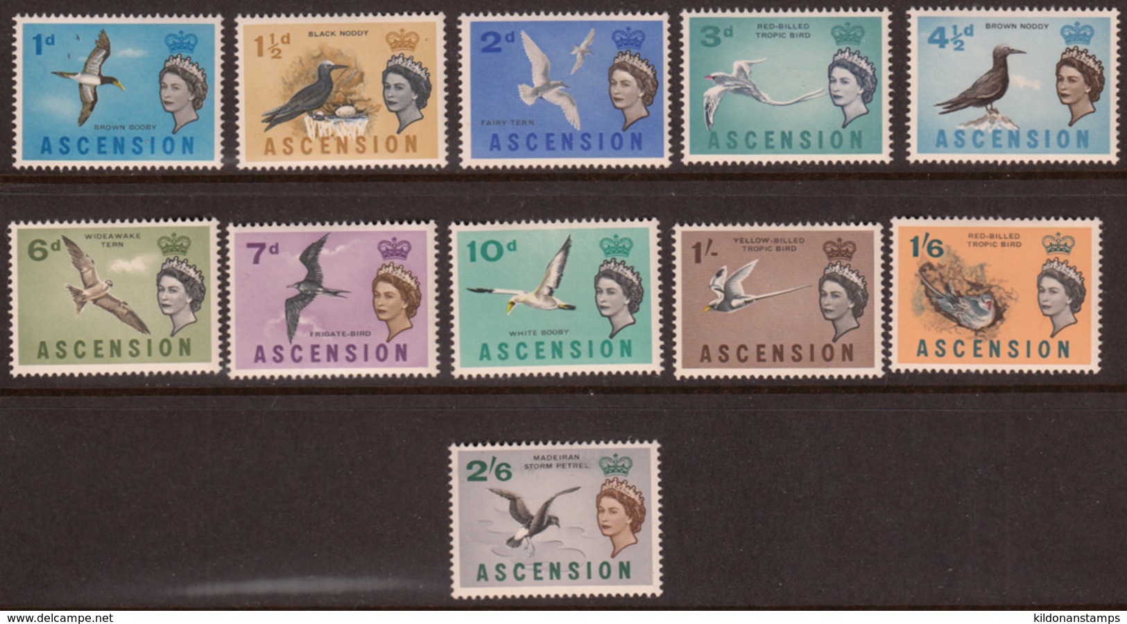 Ascension 1963 Short Set, Mint No Hinge/mint Mounted, See Desc, Sc# 75-85 - Ascensione