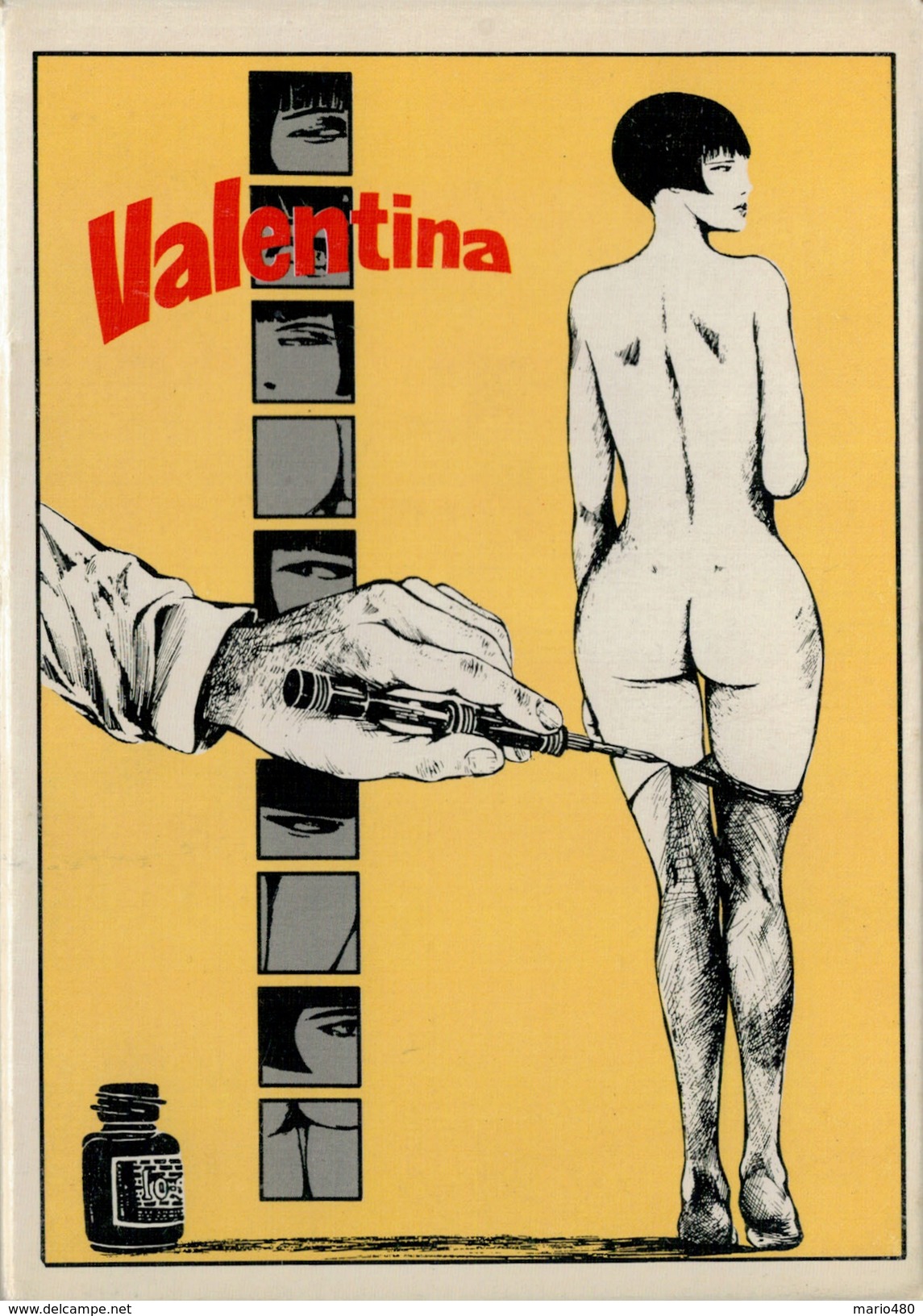 COFANETTO ILLUSTRATO  CON 12 CATOLINE  EDIZIONE LIMITATA  NUMERATE   " VALENTINA "   CREATA  DA  GUIDO  CREPAX  8 SCAN - Altri & Non Classificati