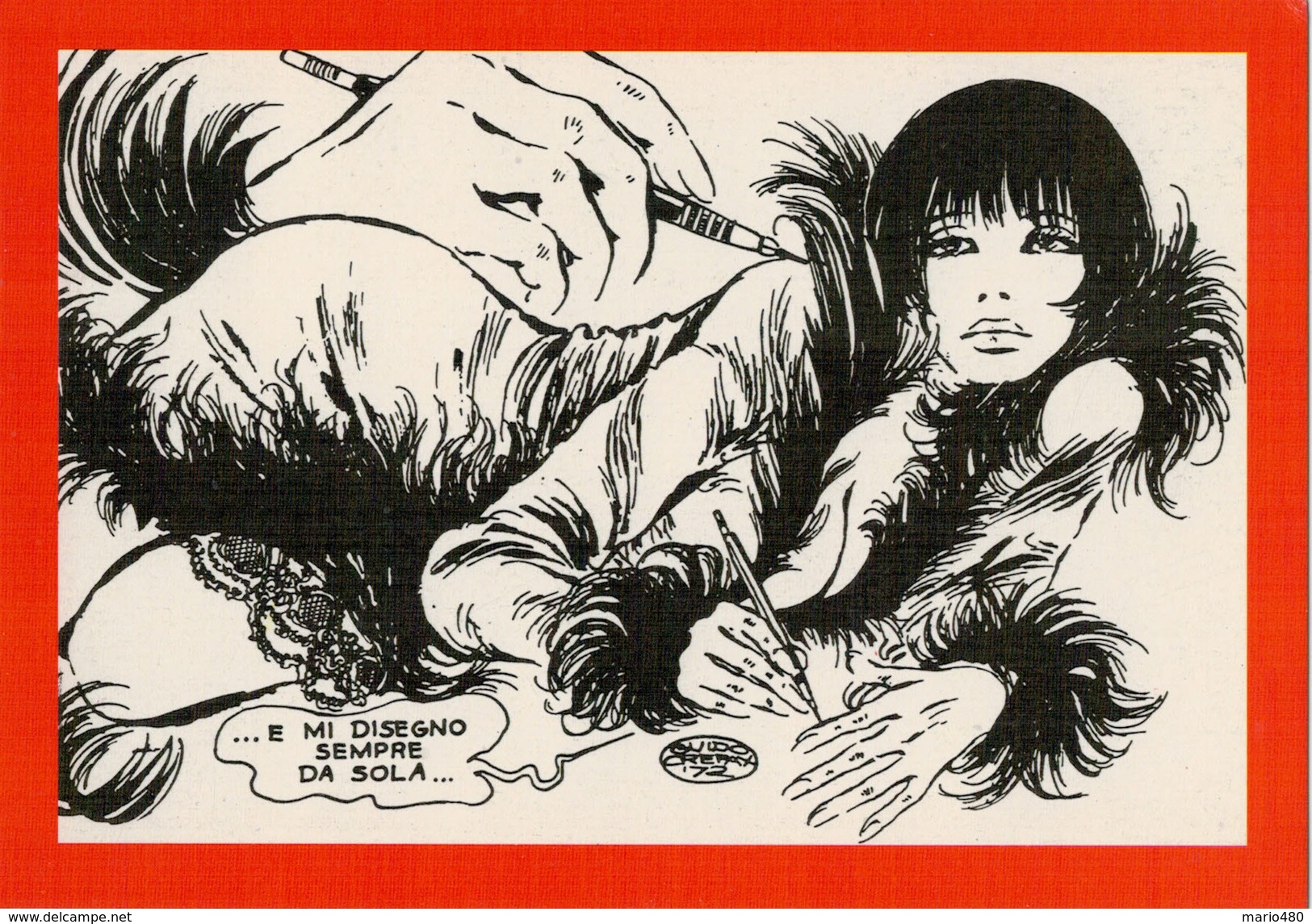 COFANETTO ILLUSTRATO  CON 12 CATOLINE  EDIZIONE LIMITATA  NUMERATE   " VALENTINA "   CREATA  DA  GUIDO  CREPAX  8 SCAN