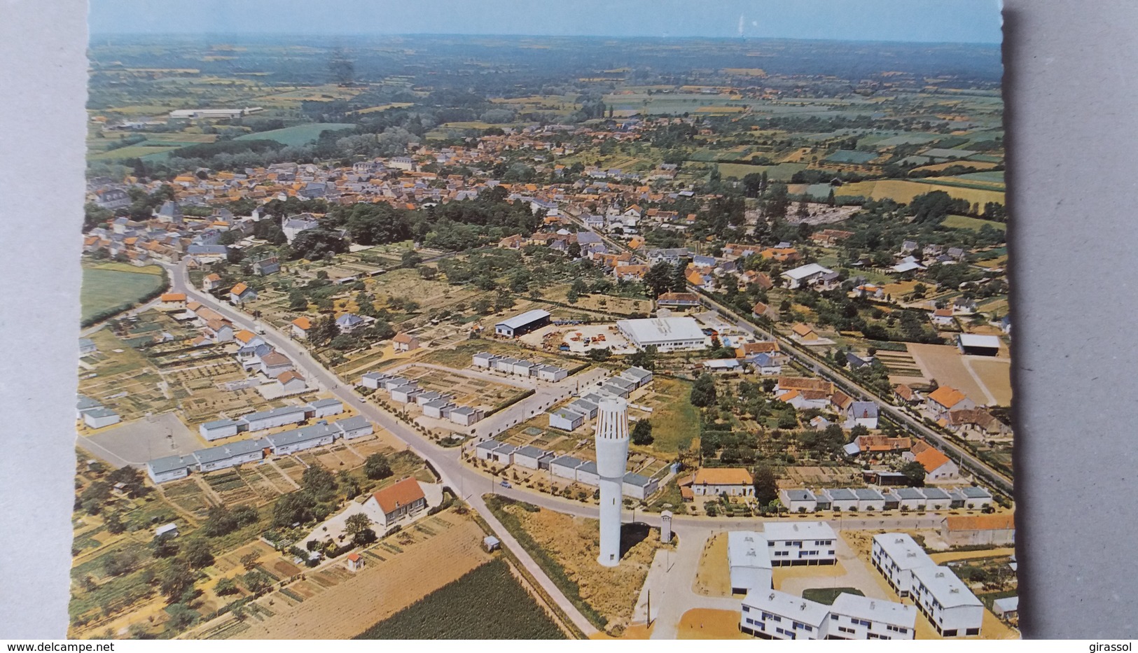 CPSM BUZANCAIS INDRE  VUE AERIENNE ED SOFER 1969 CHATEAU D EAU - Autres & Non Classés