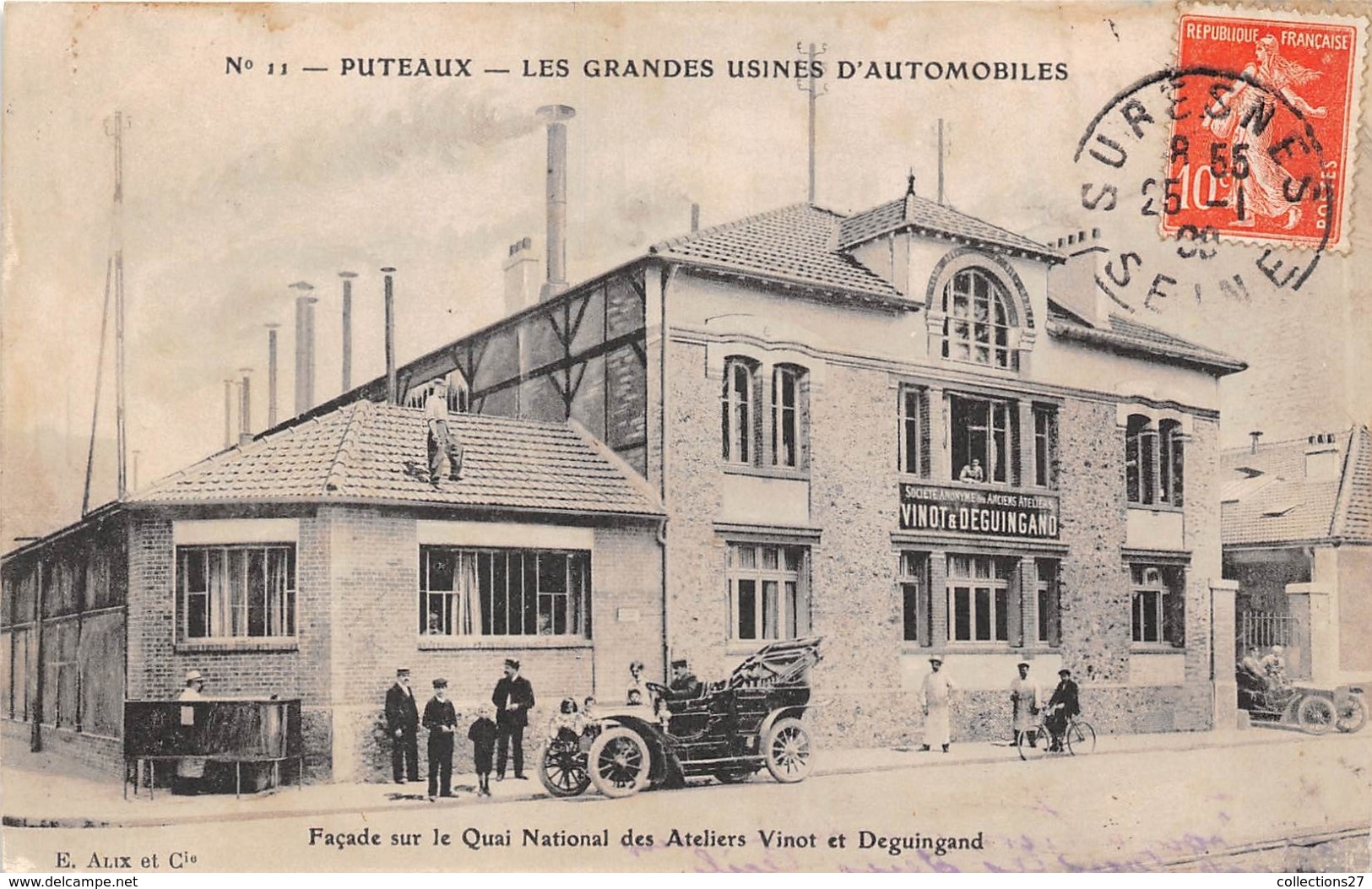 92-PUTEAUX- LES GRANDES USINES D'AUTOMOBILES - Puteaux