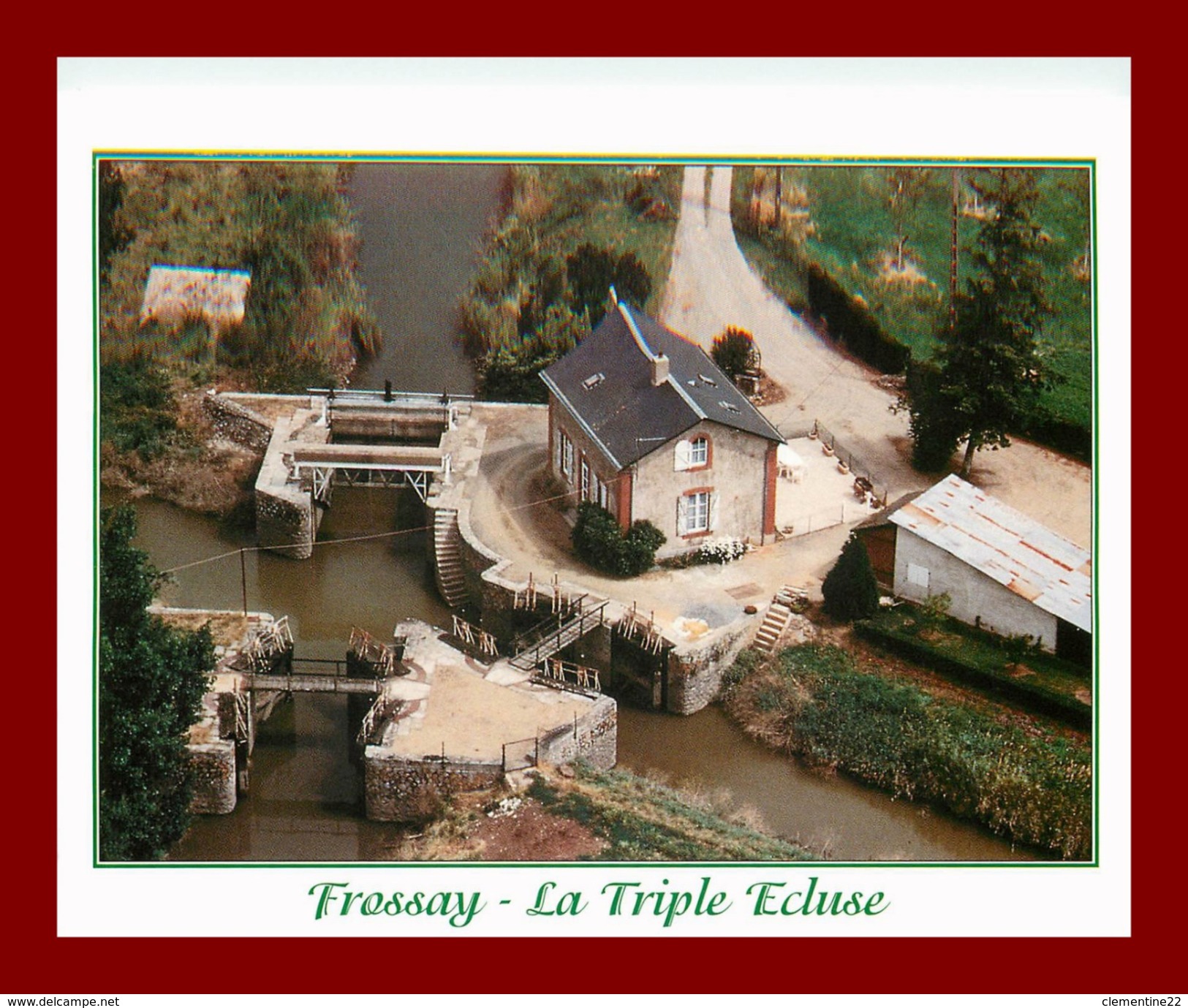 Dept 44 *  Le Pays De Retz  *  Frossay   La Trilple écluse  ( Scan Recto Et Verso ) - Frossay