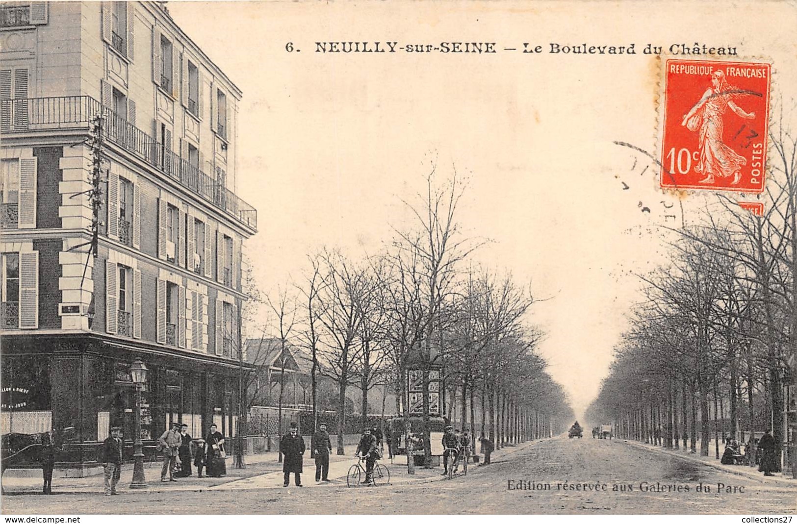 92-NEUILLY-SUR-SEINE- LE BOULVARD DU CHÂTEAU - Neuilly Sur Seine