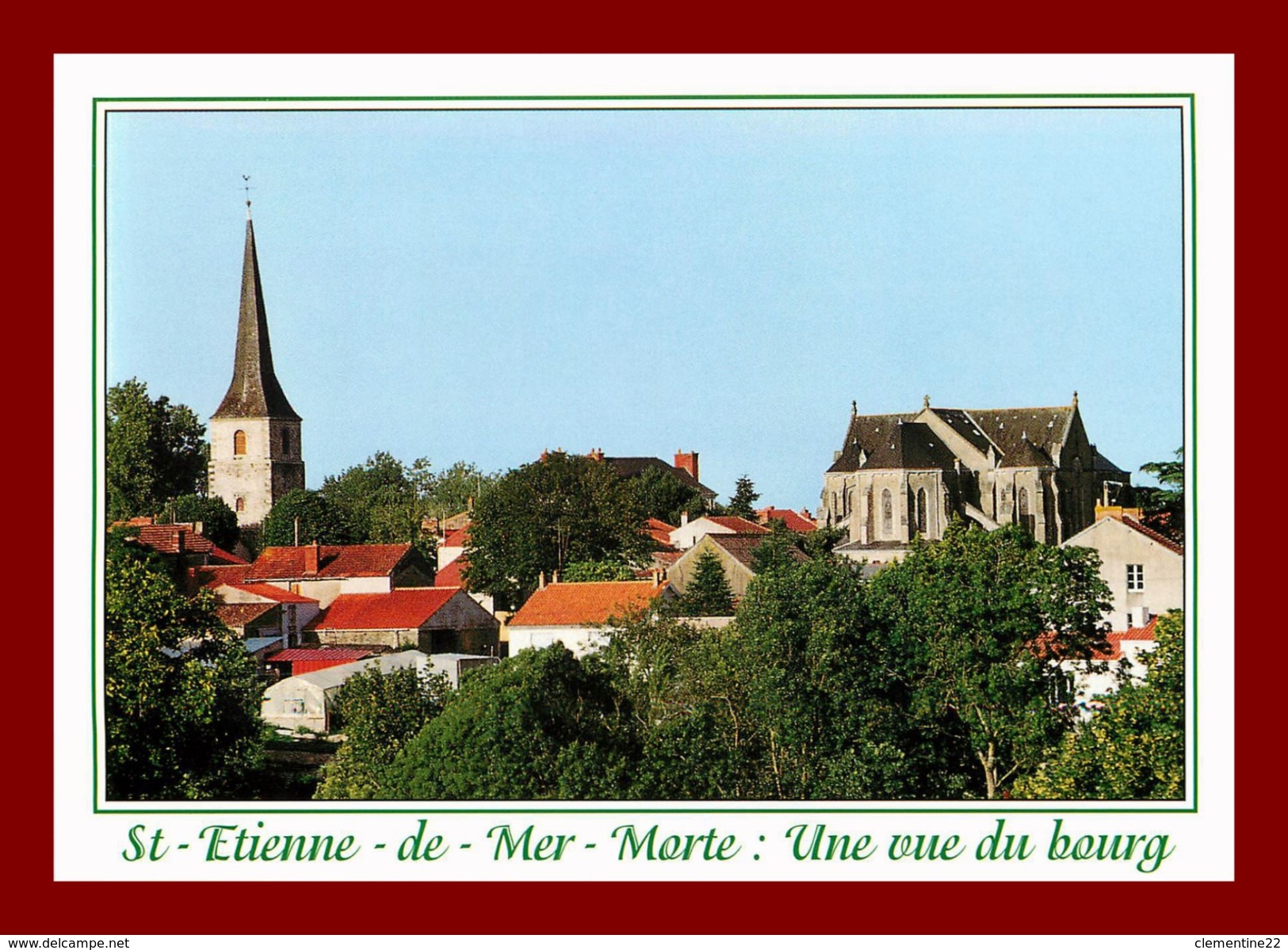 Dept 44 *  Le Pays De Retz  *  Saint Etienne De Mer Morte    ( Scan Recto Et Verso ) - Autres & Non Classés