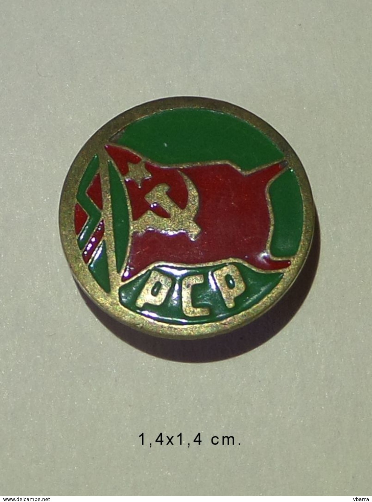 Portuguese Communist Party. Political Party Pin Badge - Asociaciones