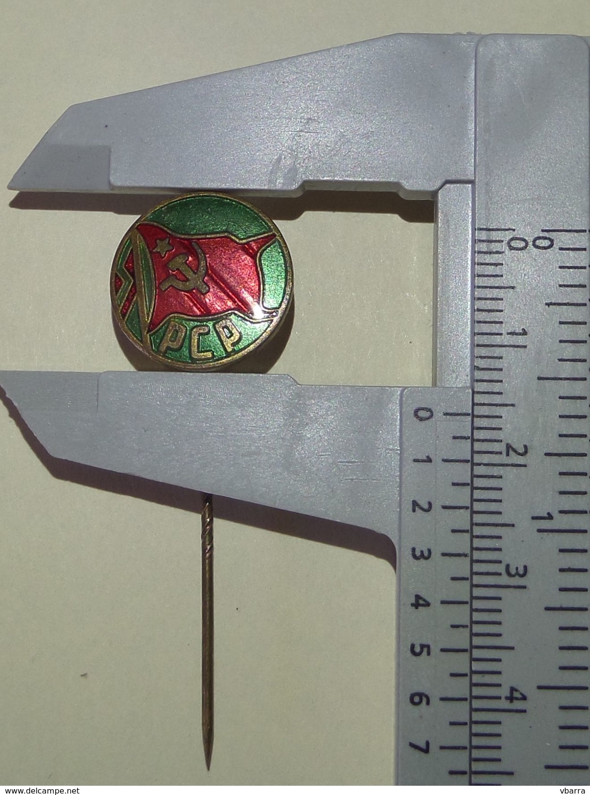 Portuguese Communist Party. Political Party Pin Badge - Associazioni