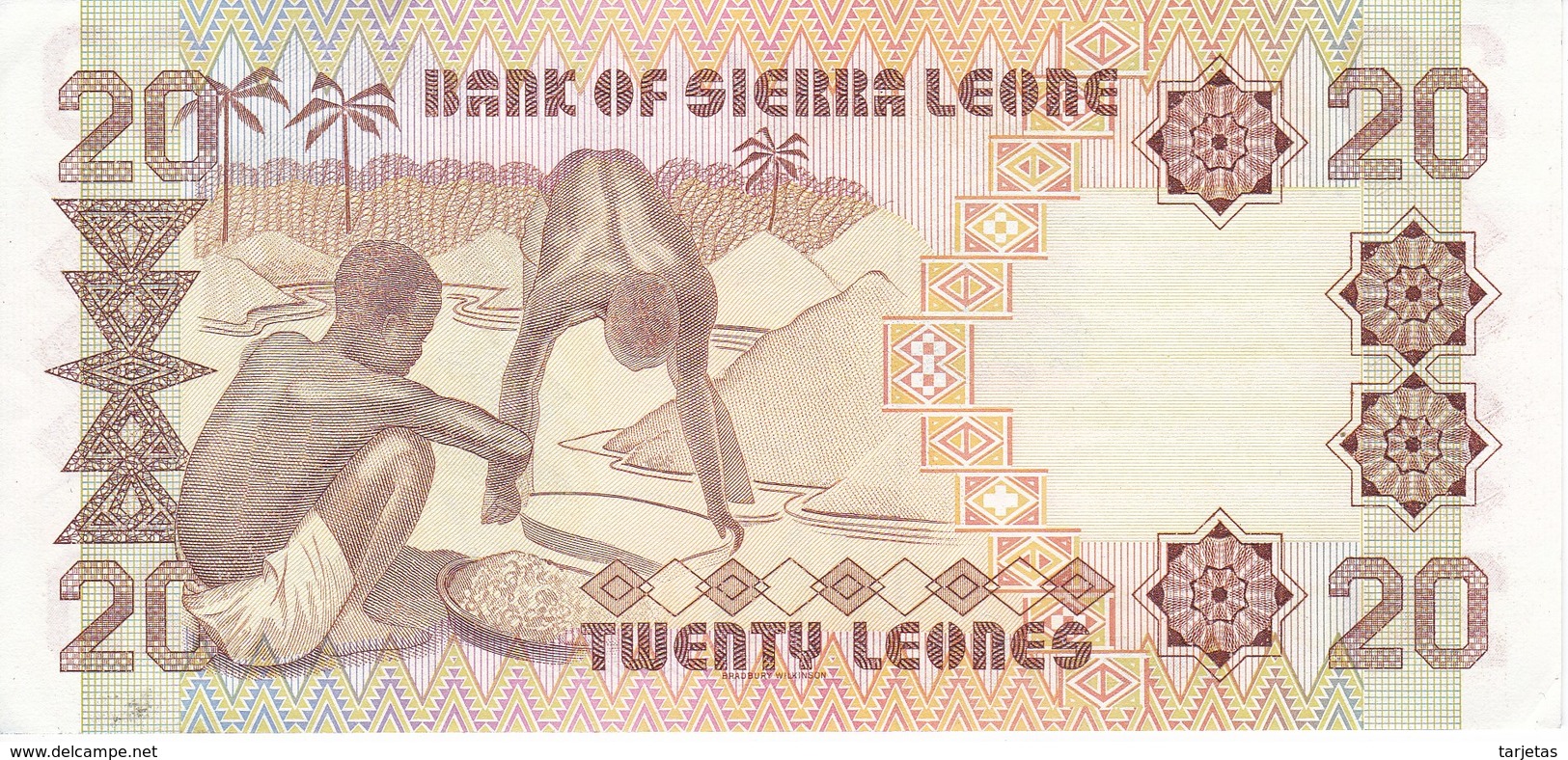 BILLETE DE SIERRA LEONA DE 20 LEONES DEL AÑO 1984 EN CALIDAD EBC (XF)    (BANKNOTE) - Sierra Leona