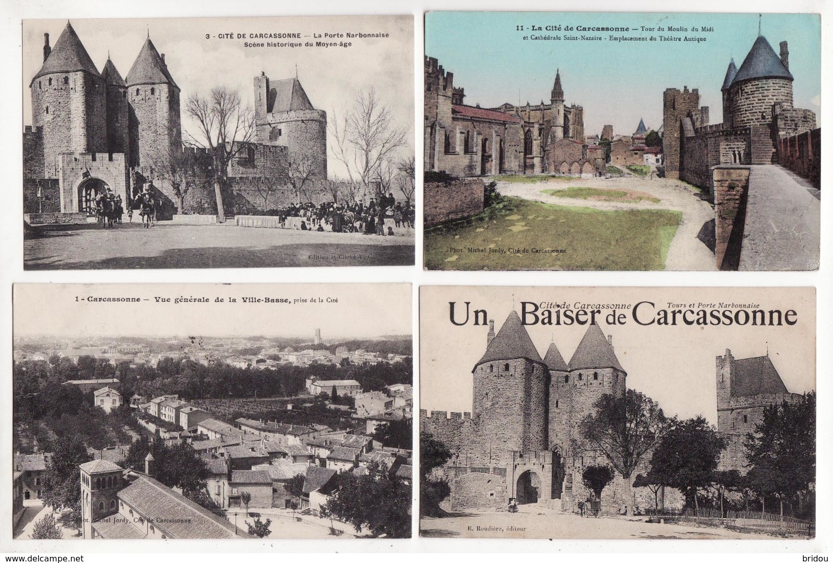 11  CARCASSONNE   Lot De 69 Cartes Postales Anciennes      1/3 Scannées - Carcassonne