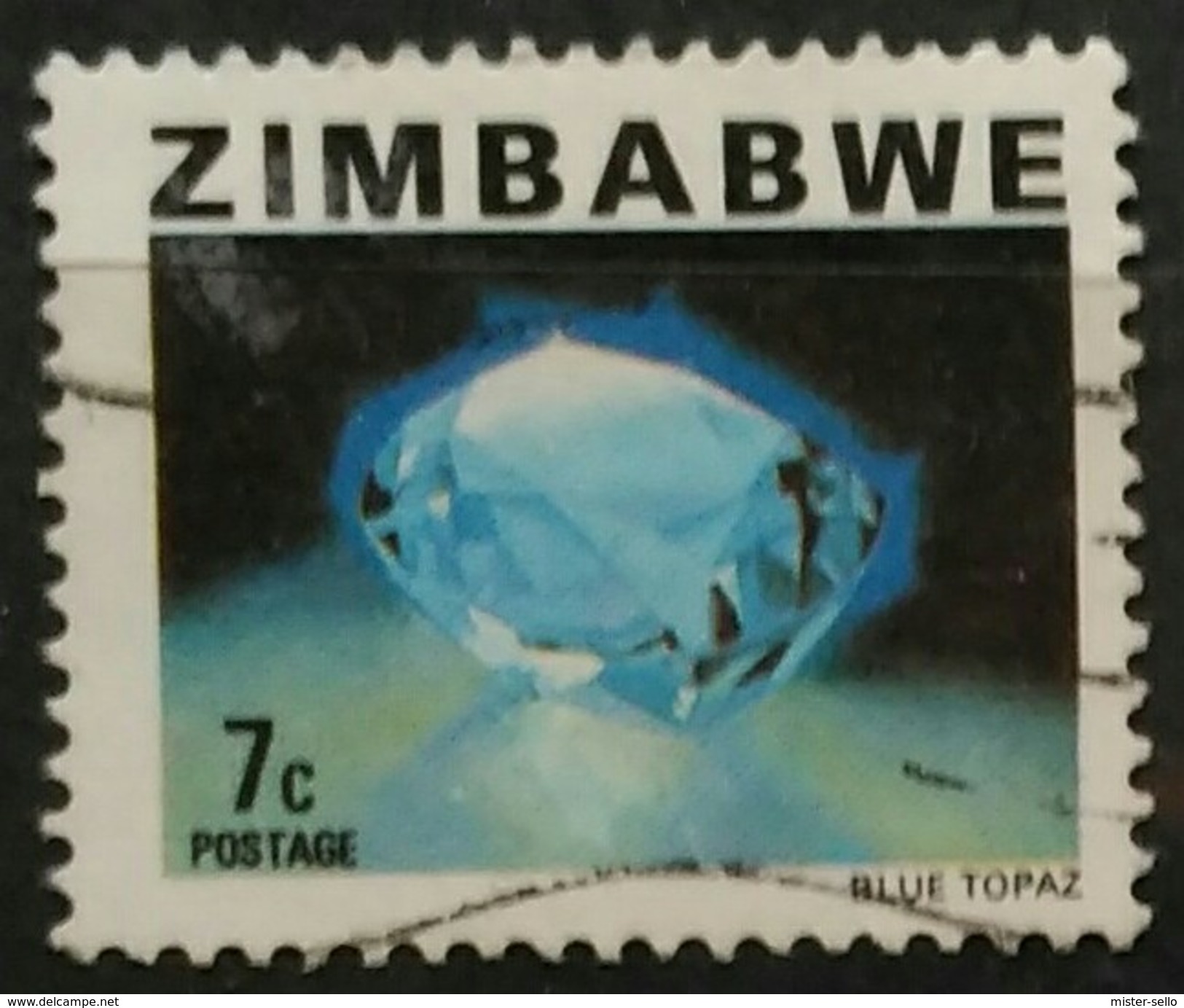 ZIMBABWE 1980 Issues Of 1978 Of Rhodesia And New Value Inscribed "ZIMBABWE". USADO - USED - Zimbabwe (1980-...)