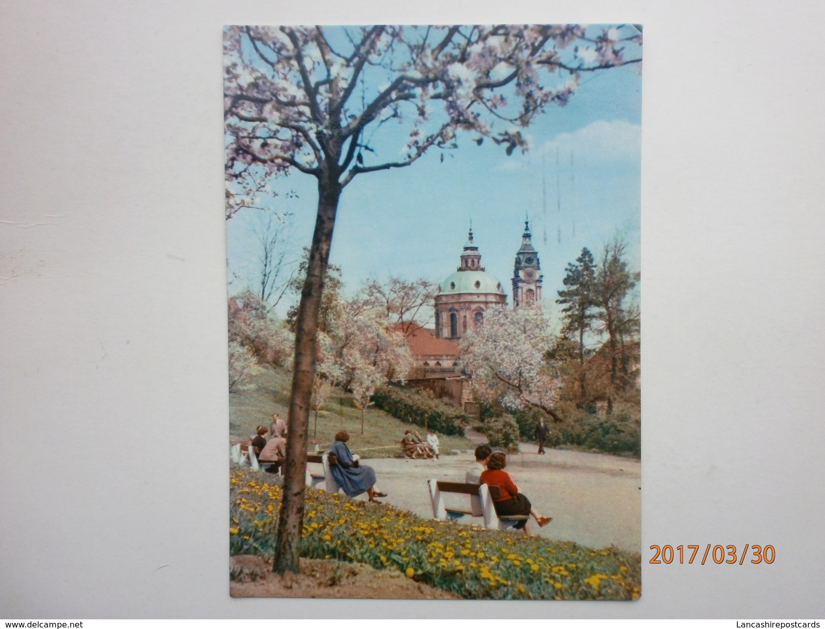 Postcard Praha Church Of St Nicholas From The Seminar Garden Used 1967 Stamp To UK My Ref B2852 - Czech Republic