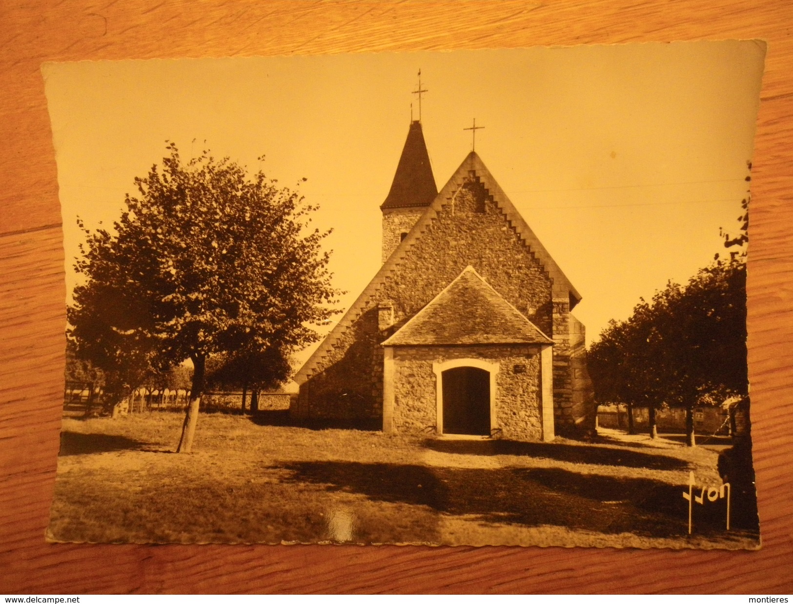 CPSM 78 YVELINES  - LOMMOYE L'EGLISE - Autres & Non Classés