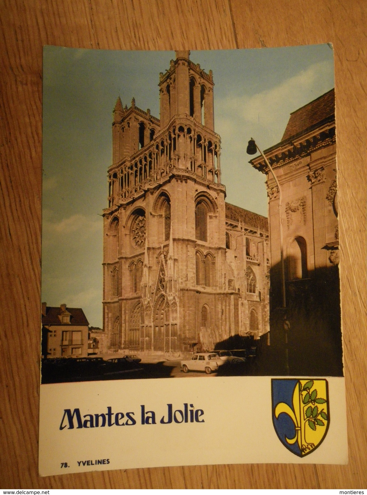 CPSM 78 YVELINES  - MANTES-LA-JOLIE LA COLLEGIALE NOTRE-DAME - Les Clayes Sous Bois