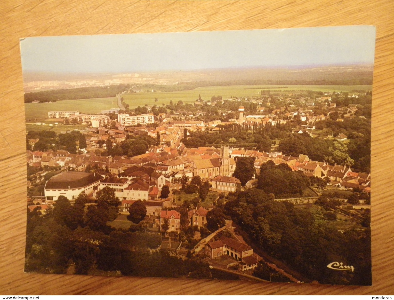 CPSM 78 YVELINES  - NEAUPHLE LE CHATEAU VUE GÉNÉRALE AÉRIENNE - Neauphle Le Chateau