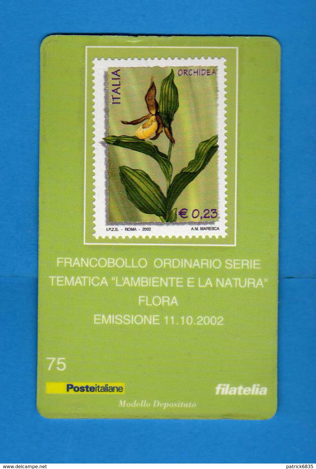 2002. Tessera Filatelica. L'Ambiente E La Natura .  Unif. 2690. Tess. 75. Vedi Descrizione - Tessere Filateliche