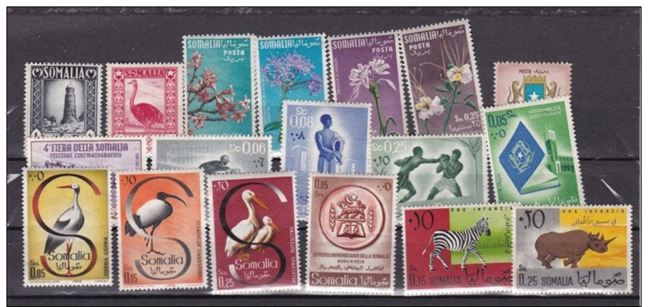 SOMALIE ITALIENNE - N°Y&T - Lot De 18TP Différents  - Tous  N** - Somalia (1960-...)