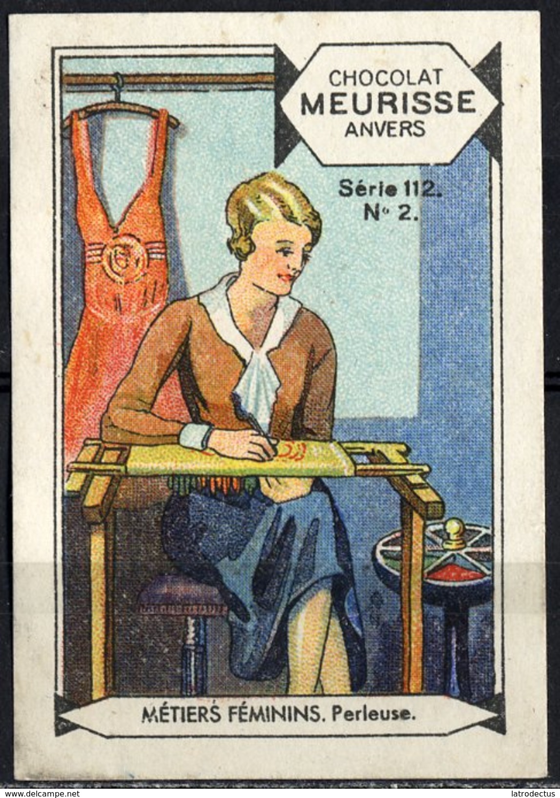 Meurisse - Ca 1930 - 112 - Métiers Féminins, Female Occupations - 2 - Perleuse - Autres & Non Classés