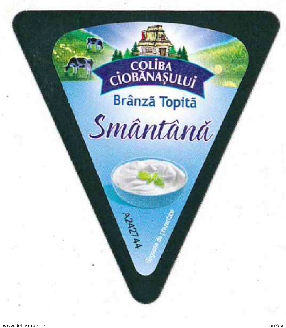 C087 - Etiquettes Fromage - Cheese Label - COLIBA SMANTANA - Cheese