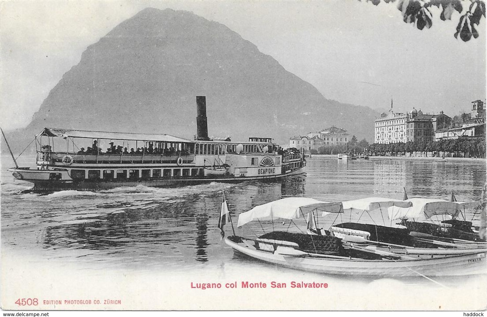 LUGANO COL MONTE SAN SALVATORE - Altri & Non Classificati