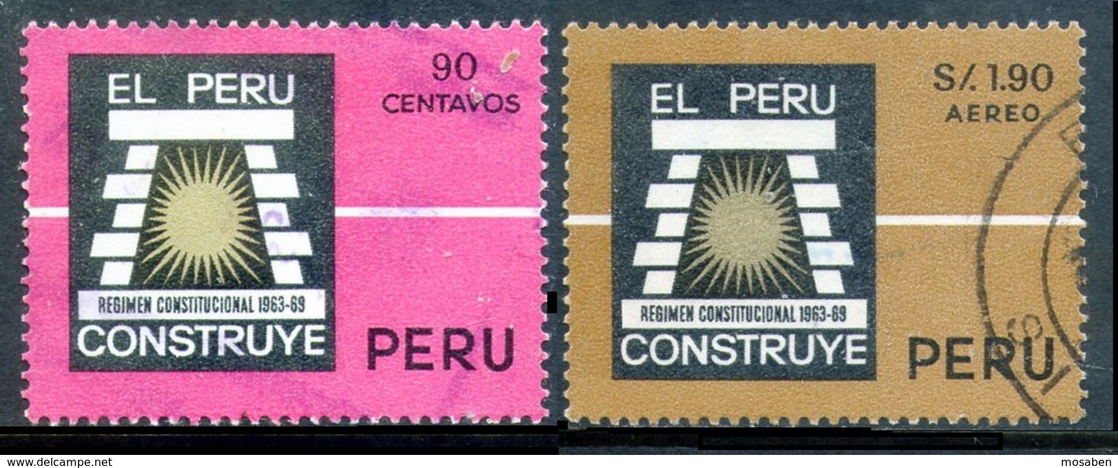 PERÚ	-	Yv. 483-A 213	-	Serie Completa -			PER-8130 - Peru