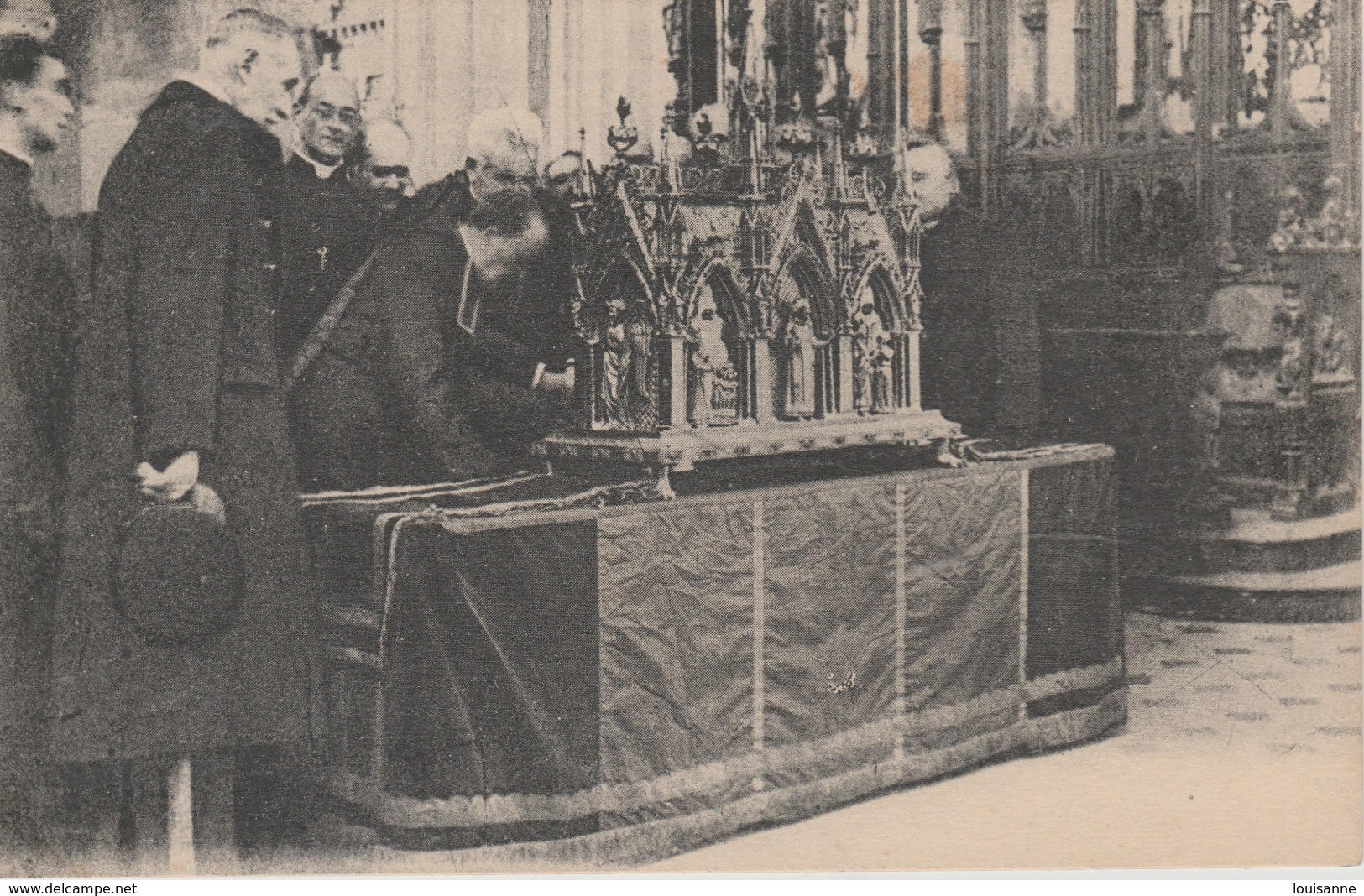 17 / 4 / 9  -   VISITE  DE  M.  MILLERAND  À  L'ÉGLISE  SAINT  TAURIN  À  EVREUX  - LE  14  / 10 / 1923 - Empfänge