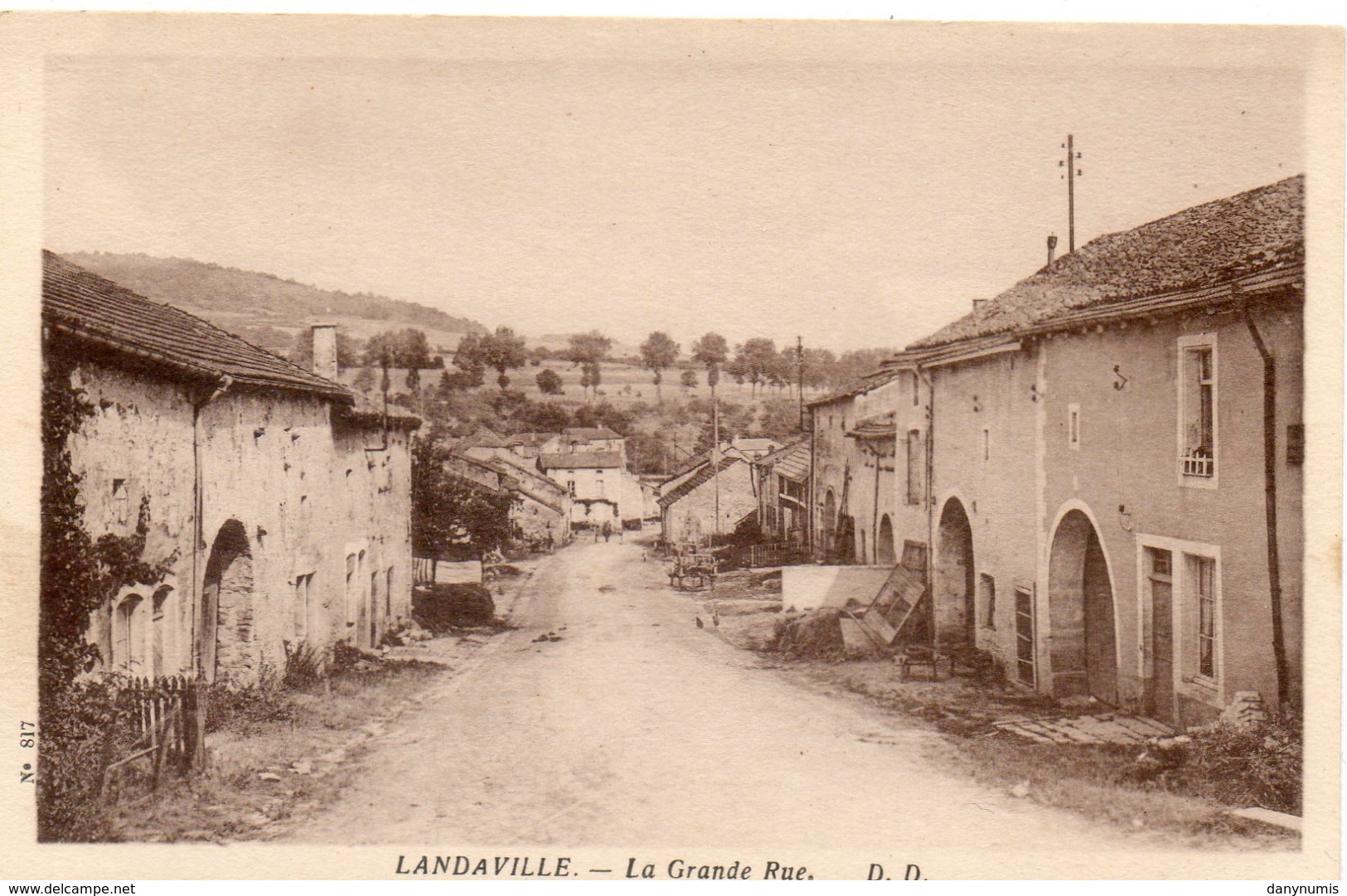 88 LANDAVILLE     La Grande Rue - Autres & Non Classés