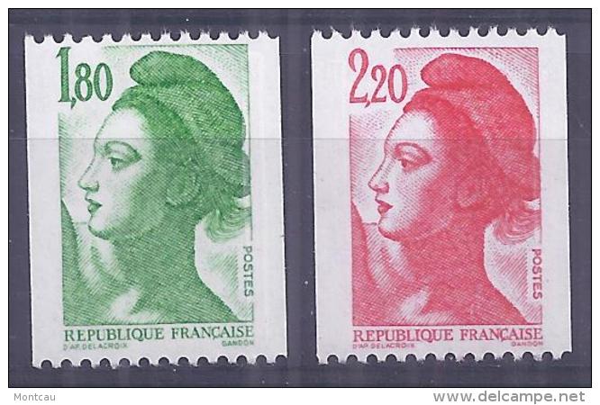 France 1985. YT = 2378-79 - Neufs Sans Charniere (**). Type Liberté - Neufs