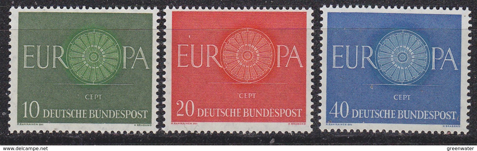 Europa Cept 1960 Germany 3v ** Mnh (35291C) - 1960