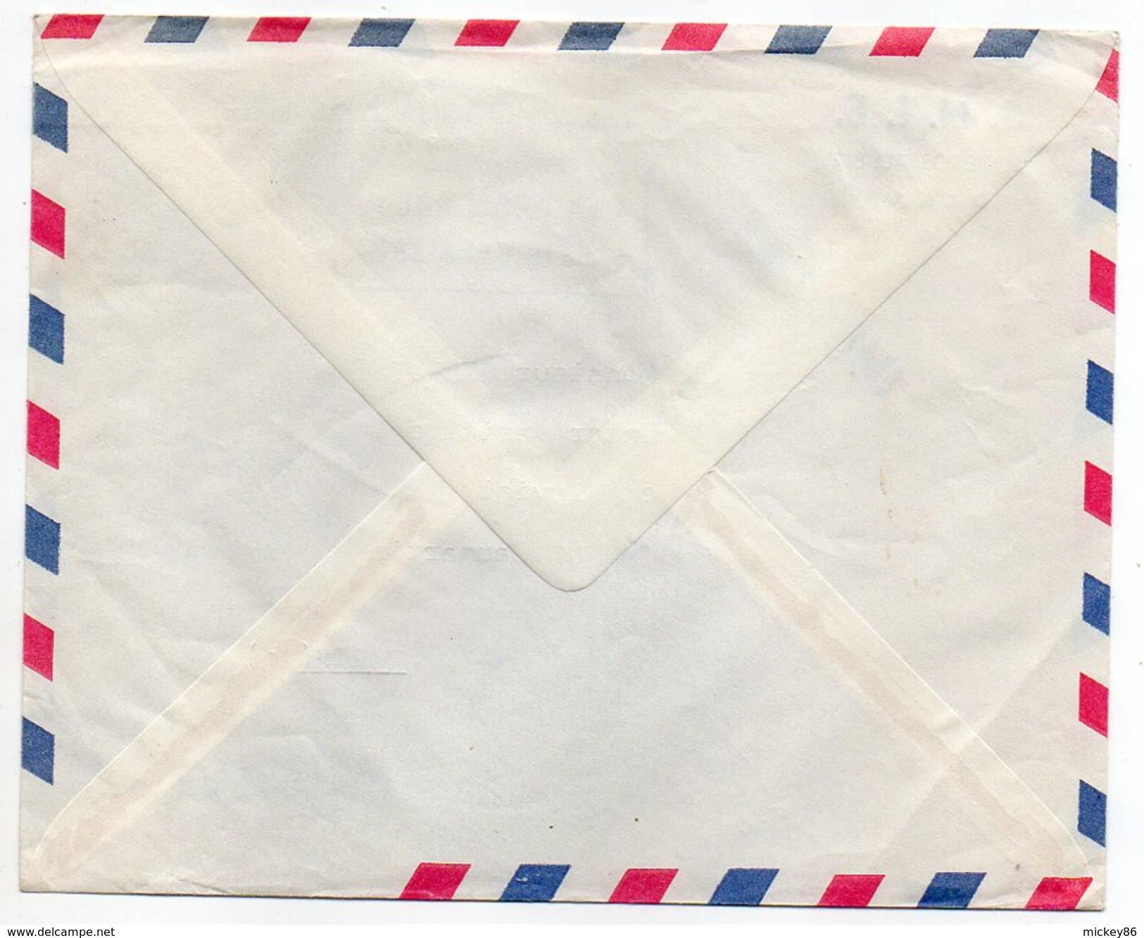 Sénégal-1966-lettre(mention IMPRIMES)de DAKAR Pour PARIS(France)-timbre Seul Sur Lettre Personnalisée-cachet Croix Rouge - Sénégal (1960-...)