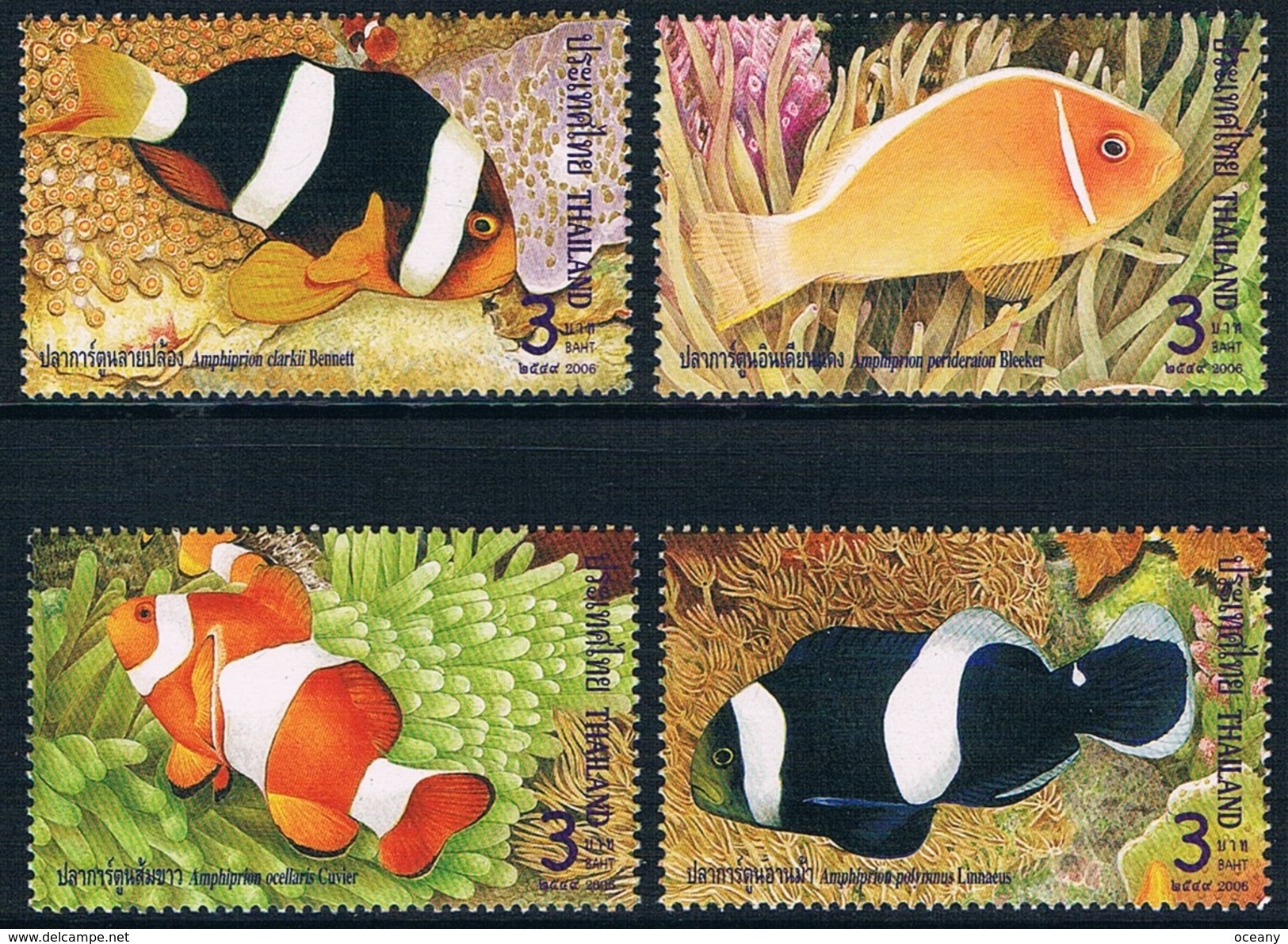 Thaïlande - Poissons-clowns 2318/2321 ** - Fishes