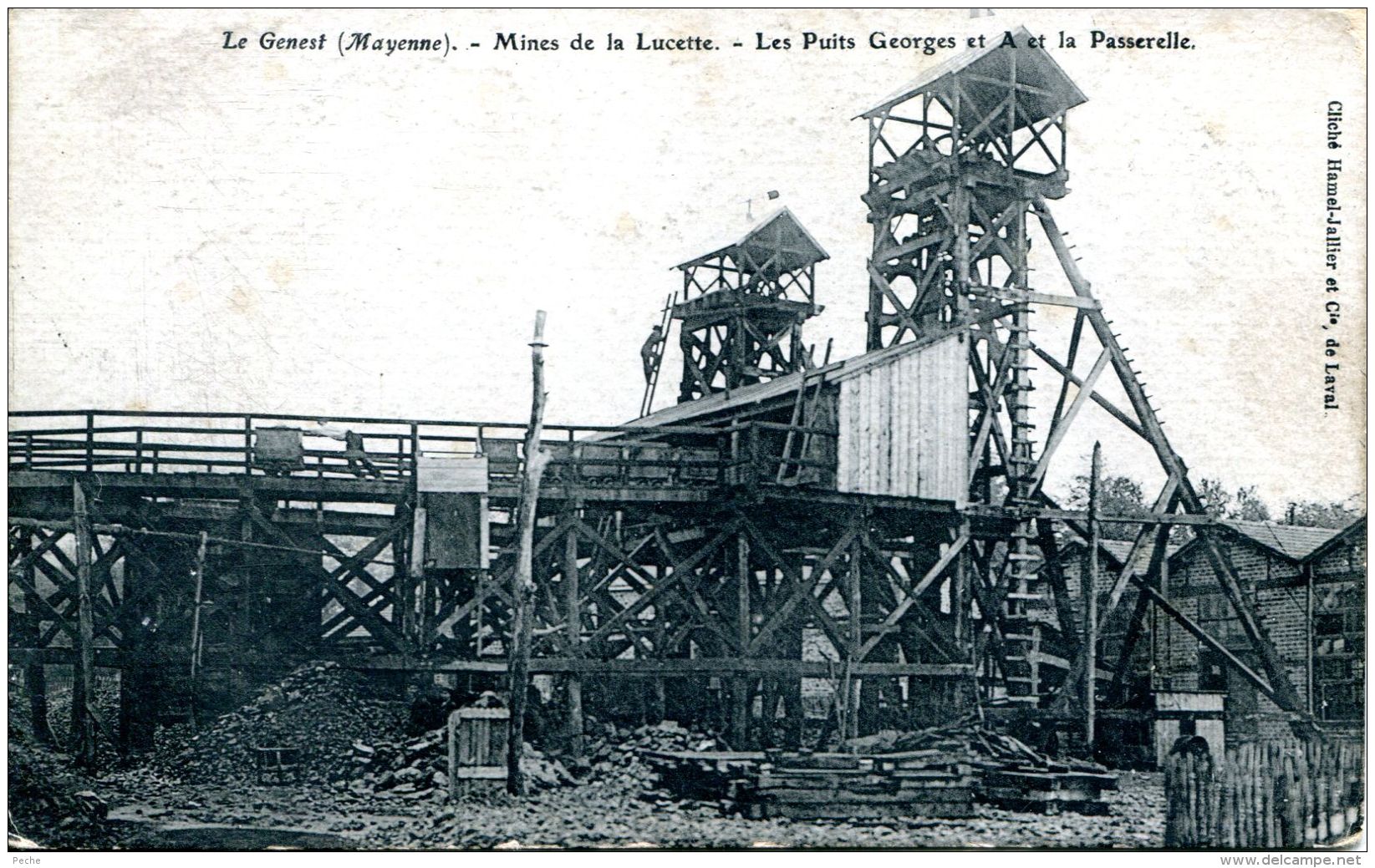 N°53011 -cpa Le Genest -mines De La Lucette- - Mines