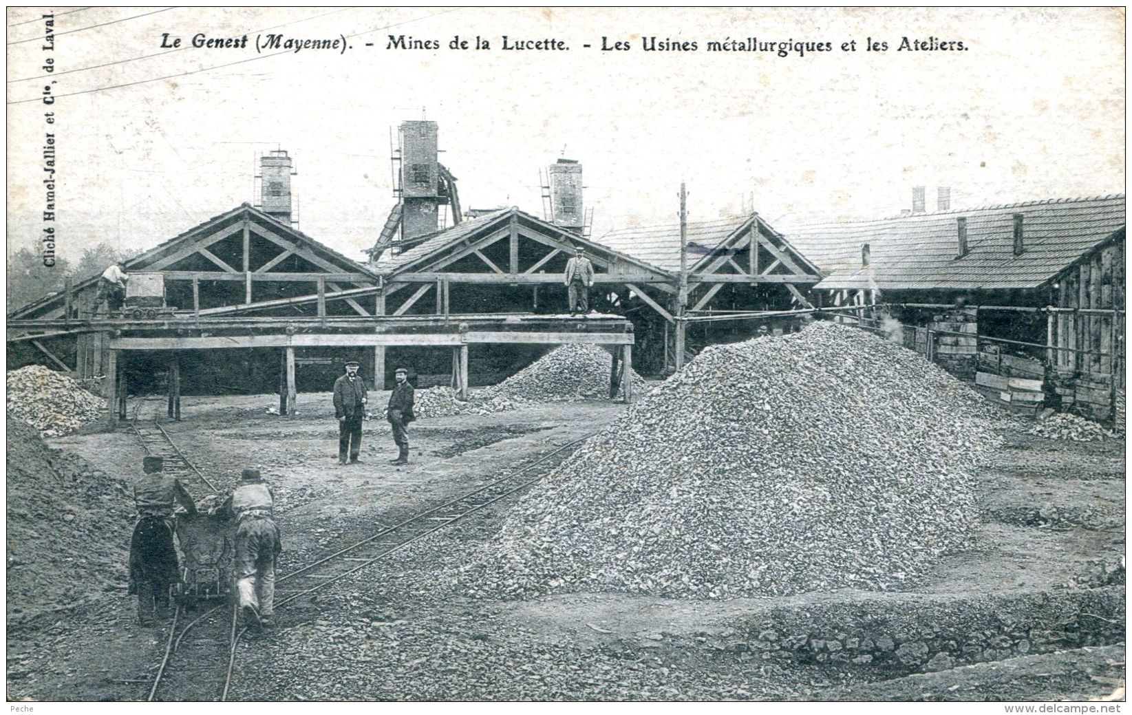 N°53012 -cpa Le Genest -mines De La Lucette- - Mines