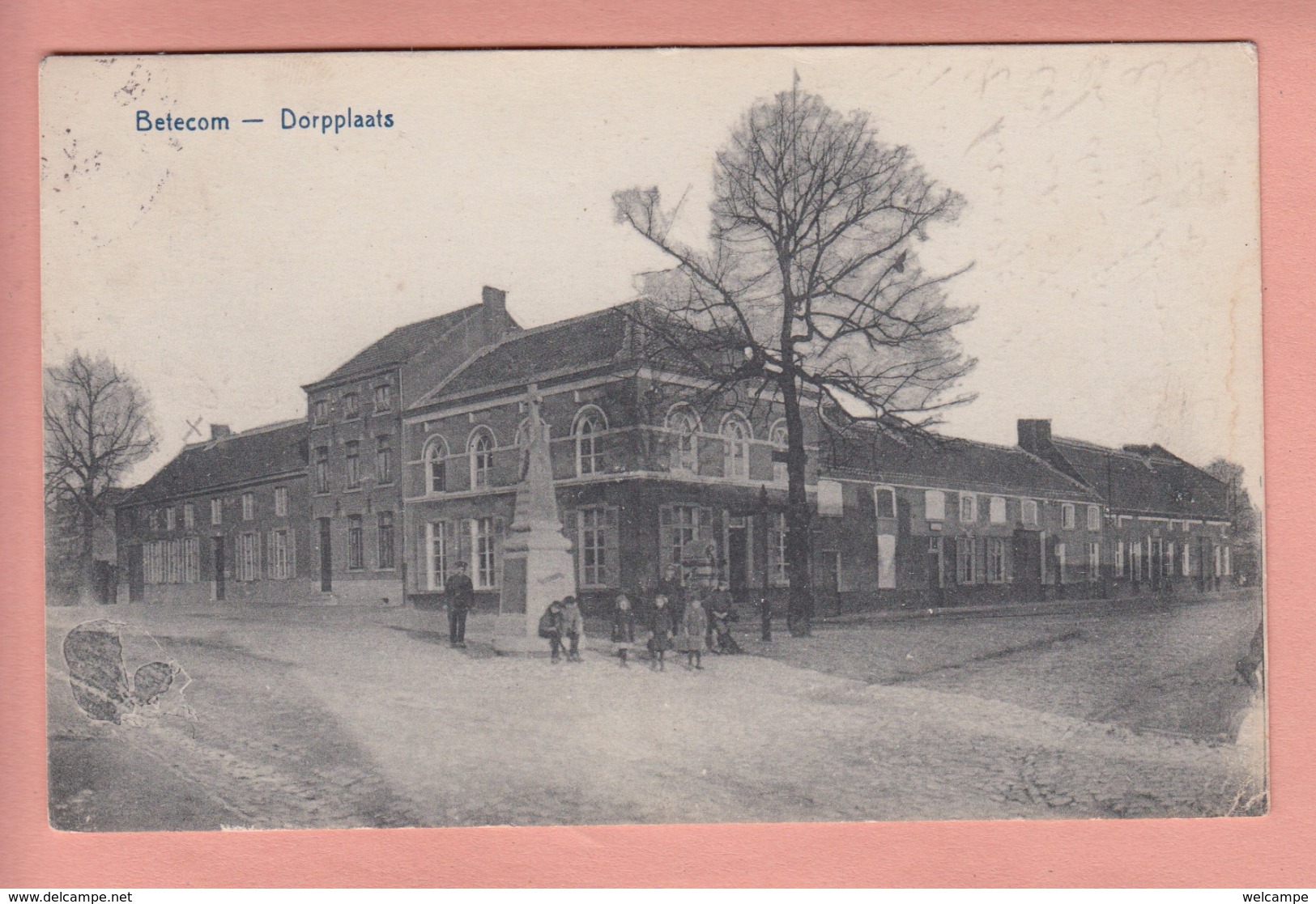 OUDE POSTKAART  BELGIE  -   BETECOM - DORPPLAATS - Begijnendijk