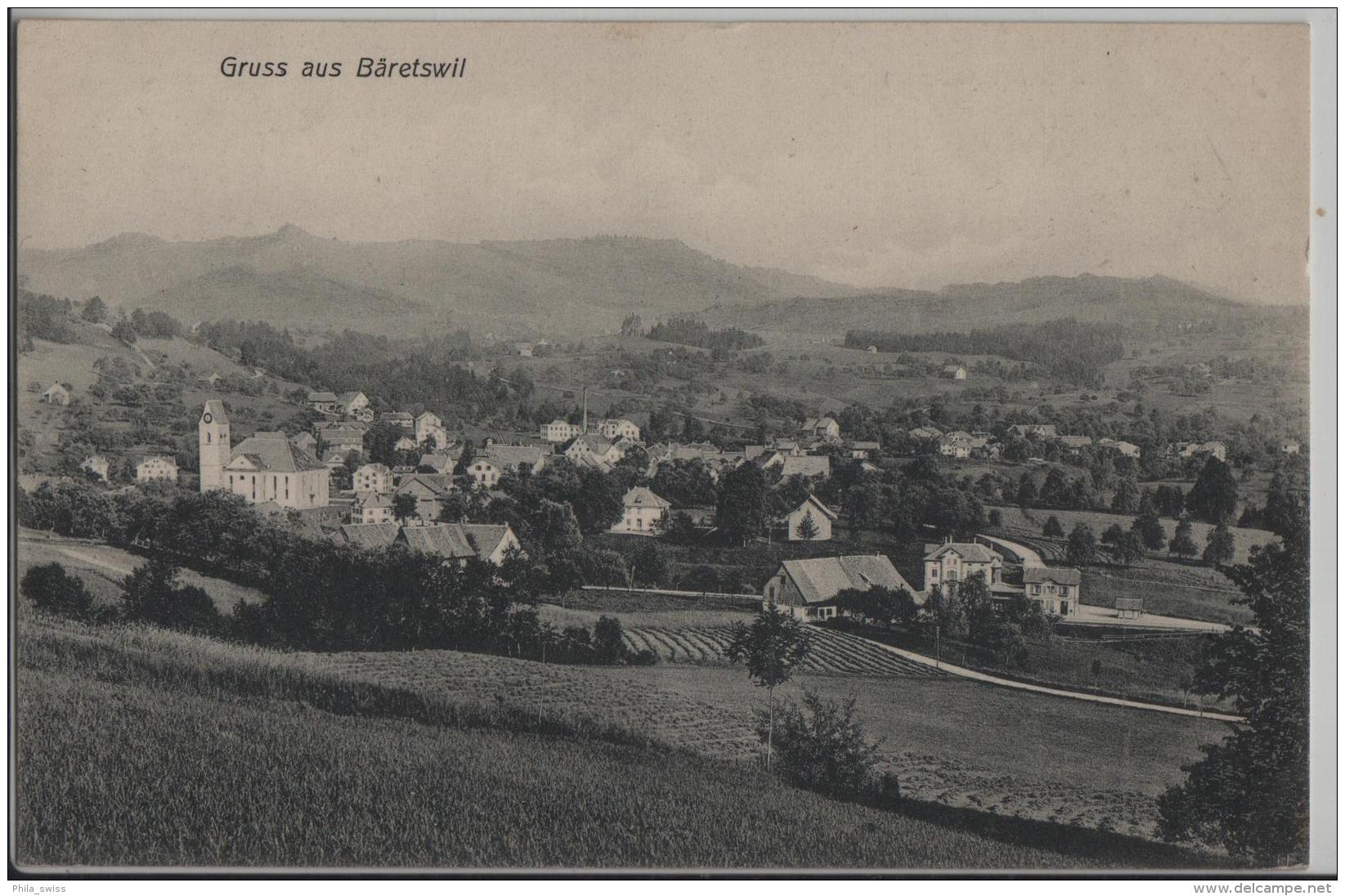 Gruss Aus Bäretswil (Ct. Zürich) - Gesamtansicht - Bäretswil