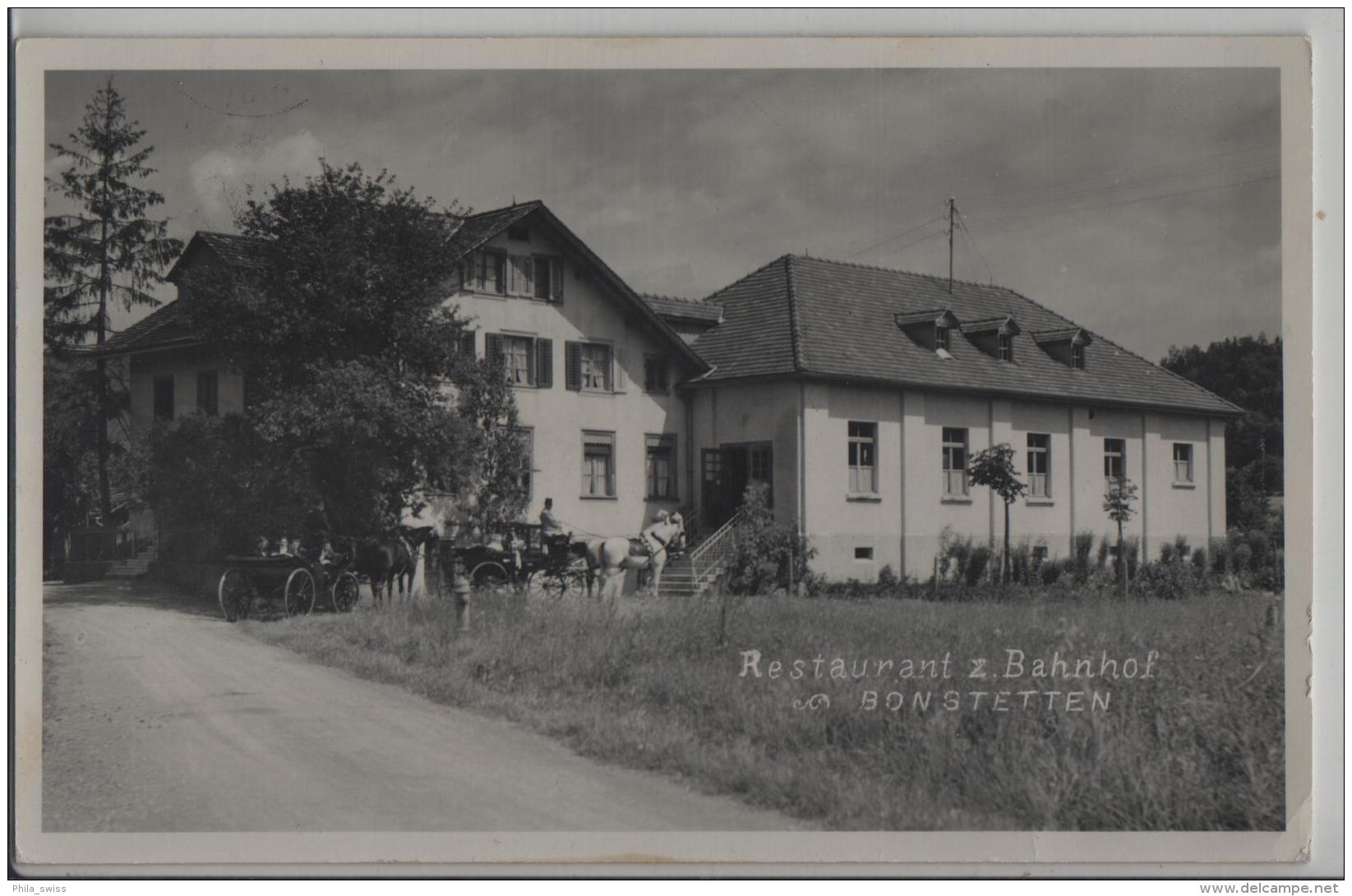 Restaurant Zum Bahnhof Bonstetten - Animee Kutschen - Photo: Bürgi - Autres & Non Classés