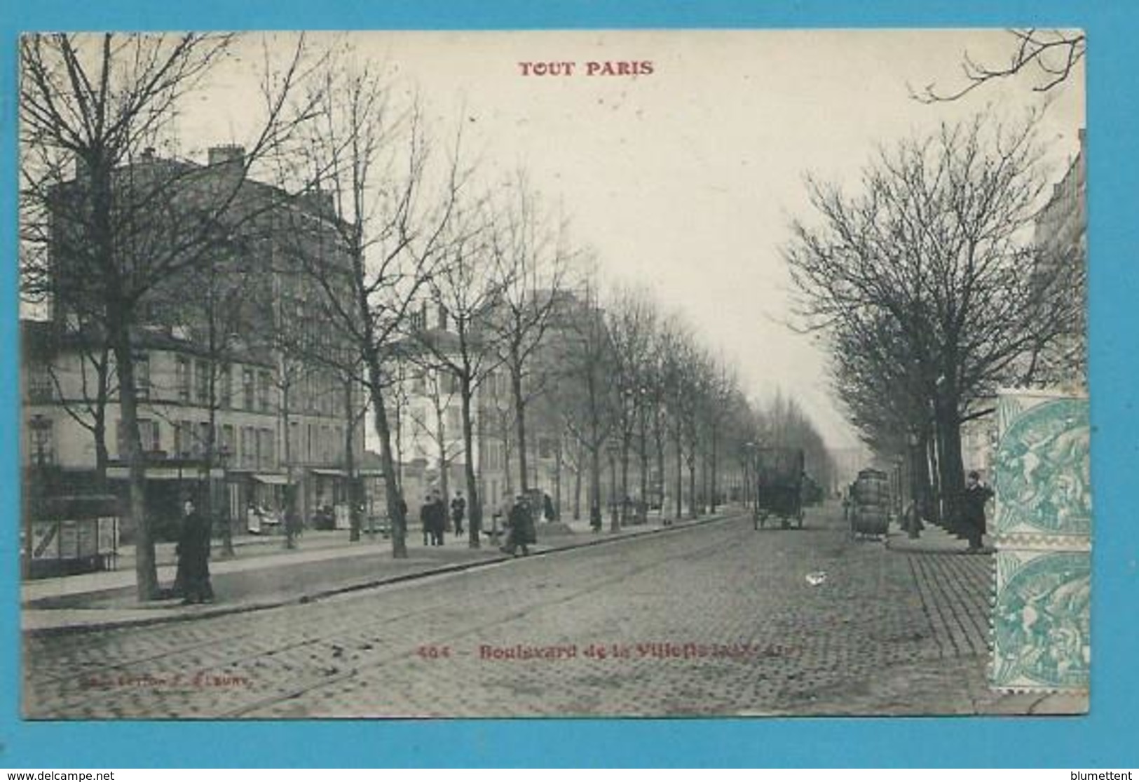 CPA TOUT PARIS 464 - Boulevard De La Villette (XIXème Arrt.) Edition FLEURY - Distrito: 19