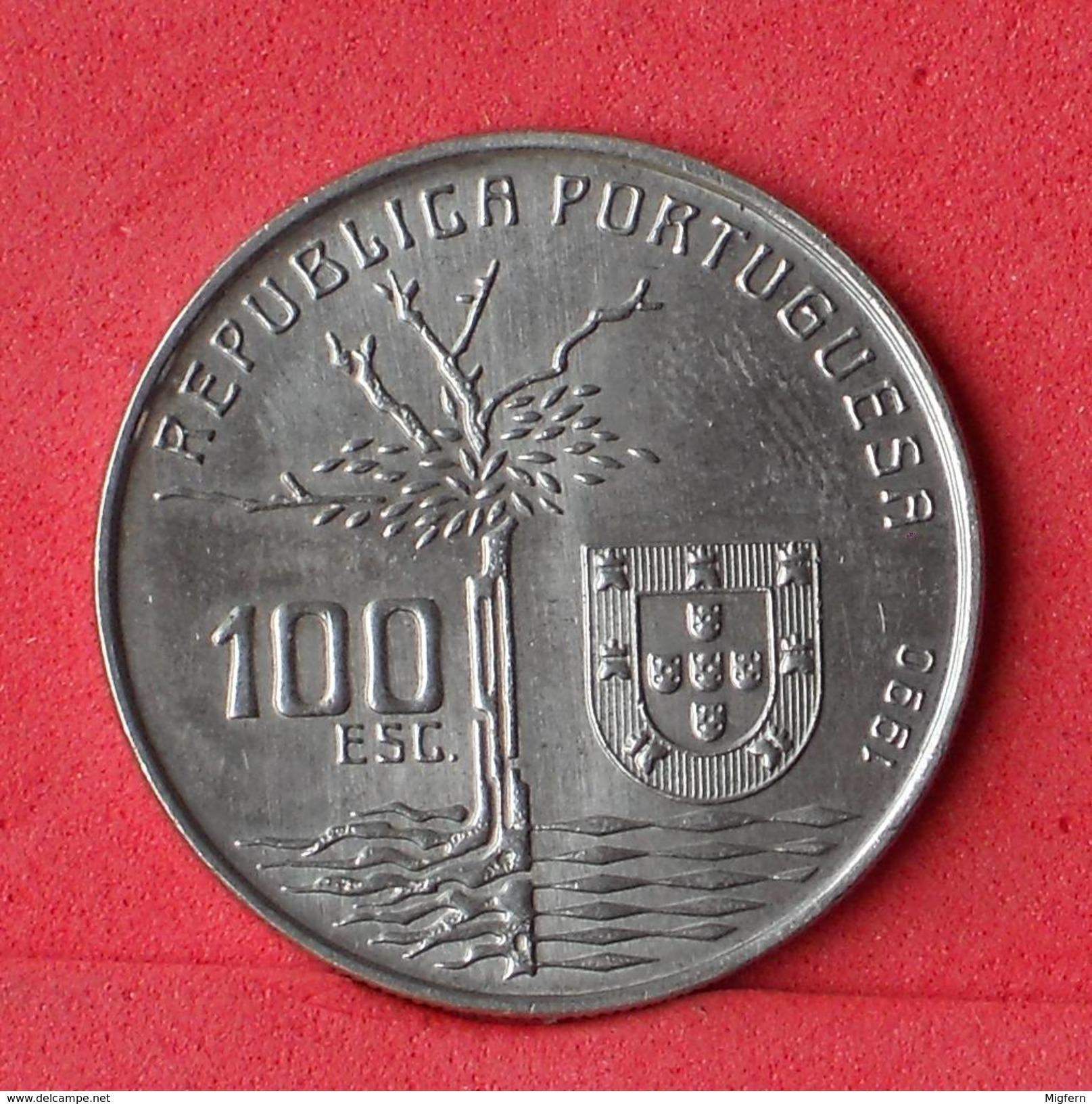 PORTUGAL 100 ESCUDOS 1990 -    KM# 656 - (Nº10248) - Portugal