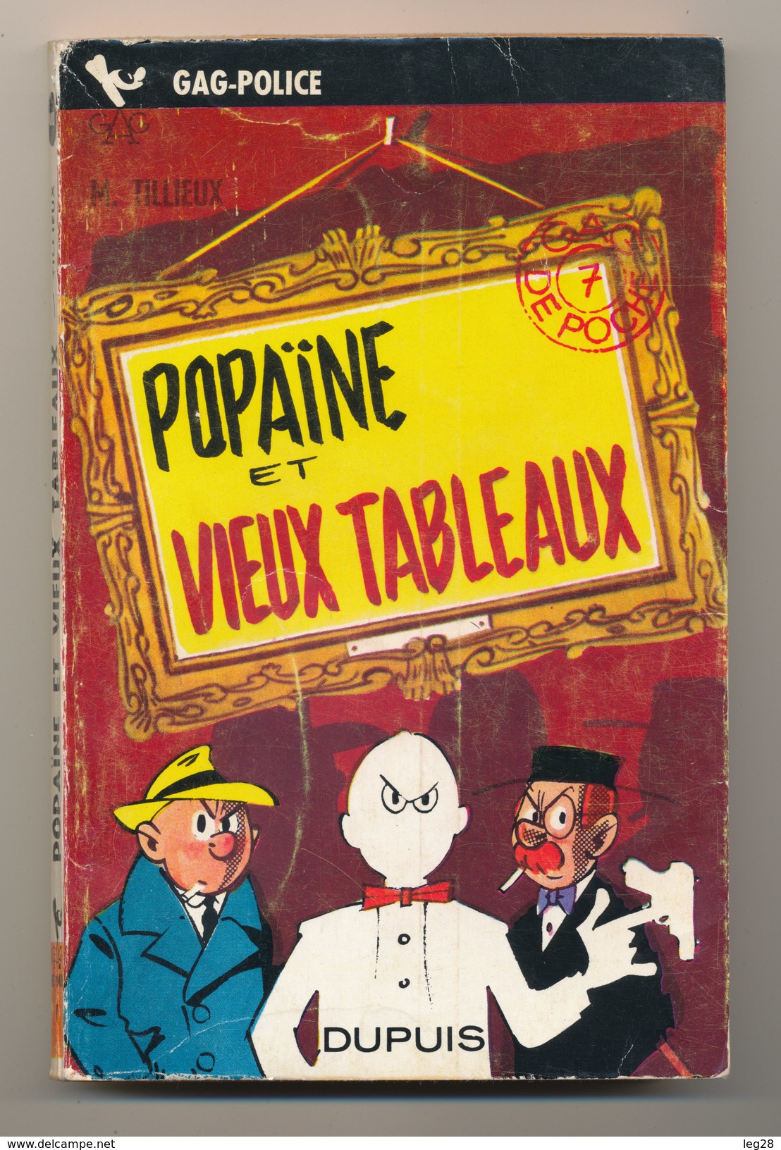 POPAÏNE ET VIEUX TABLEAUX    MAURICE TILLIEUX - Gil Jourdan