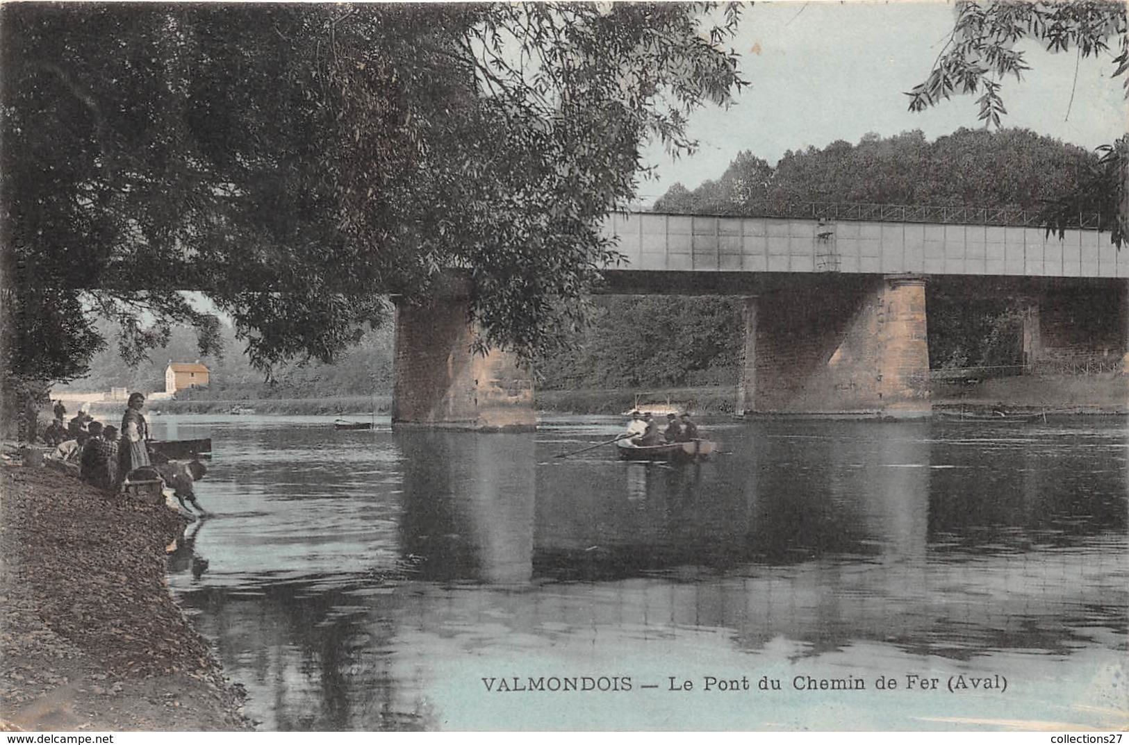 95-VALMONDOIS- LE PONT DU CHEMIN DE FER - Valmondois