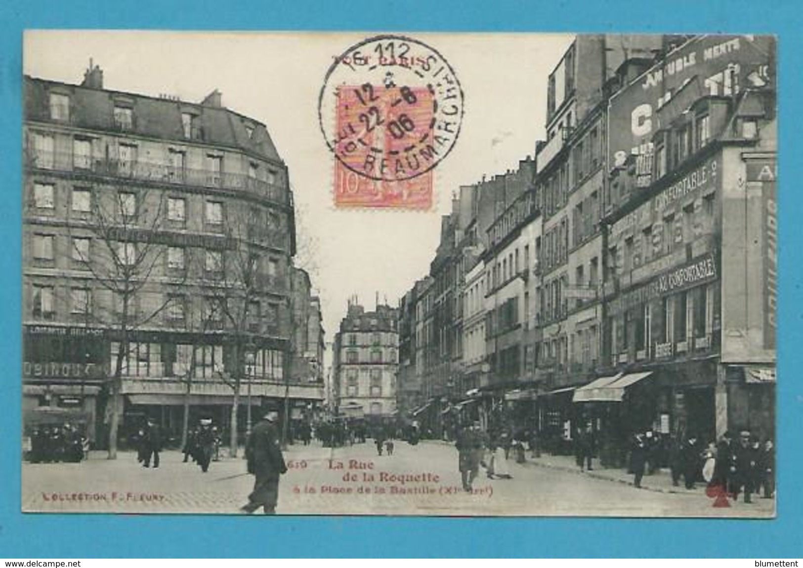 CPA TOUT PARIS 619 - Avenue De La Roquette (XIème Arrt.) Edition FLEURY - District 11