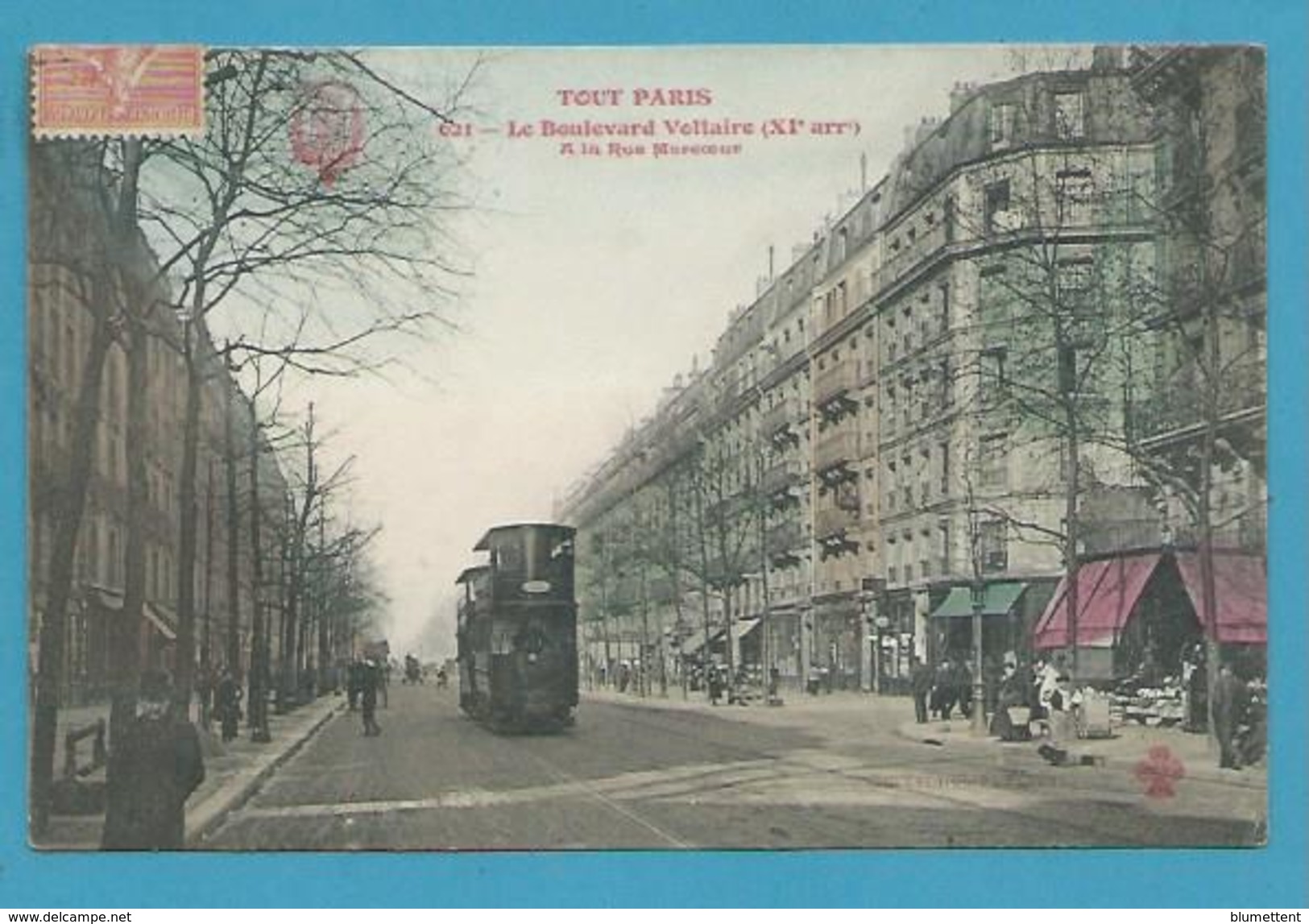 CPA TOUT PARIS 621 - Boulevard Voltaire (XIème Arrt.) Edition FLEURY - Arrondissement: 11