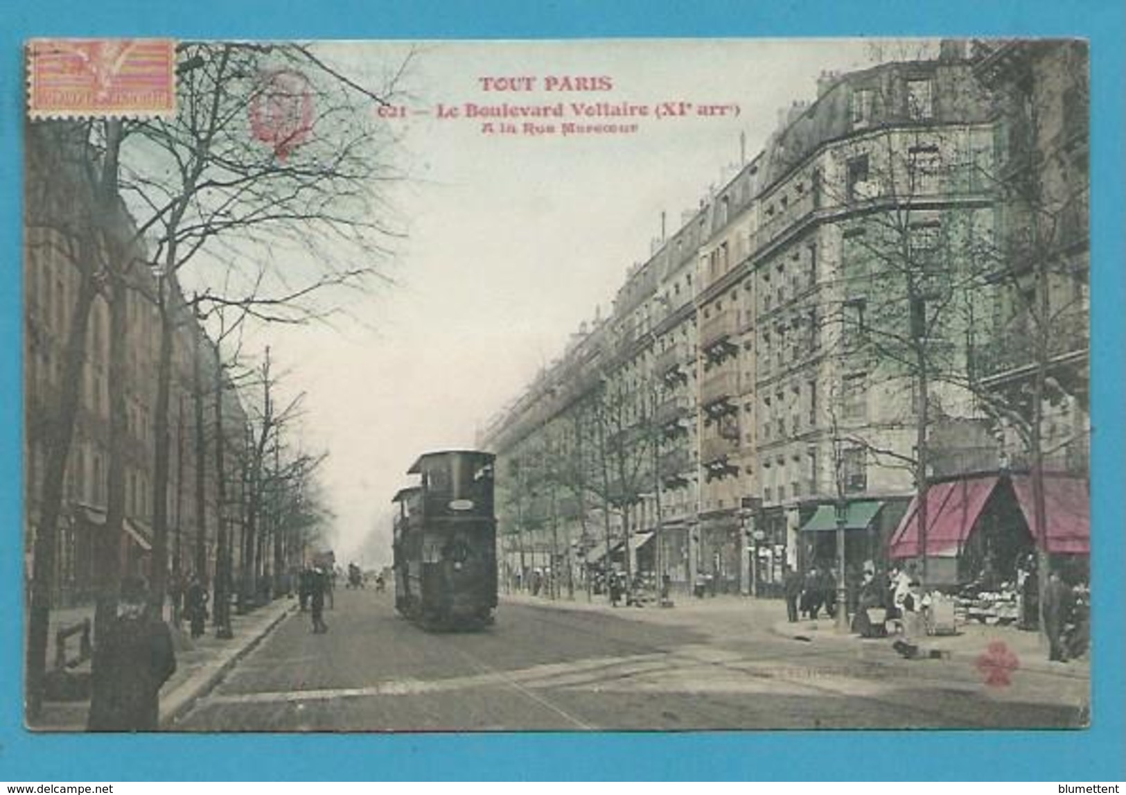 CPA TOUT PARIS 621 - Boulevard Voltaire (XIème Arrt.) Edition FLEURY - District 11